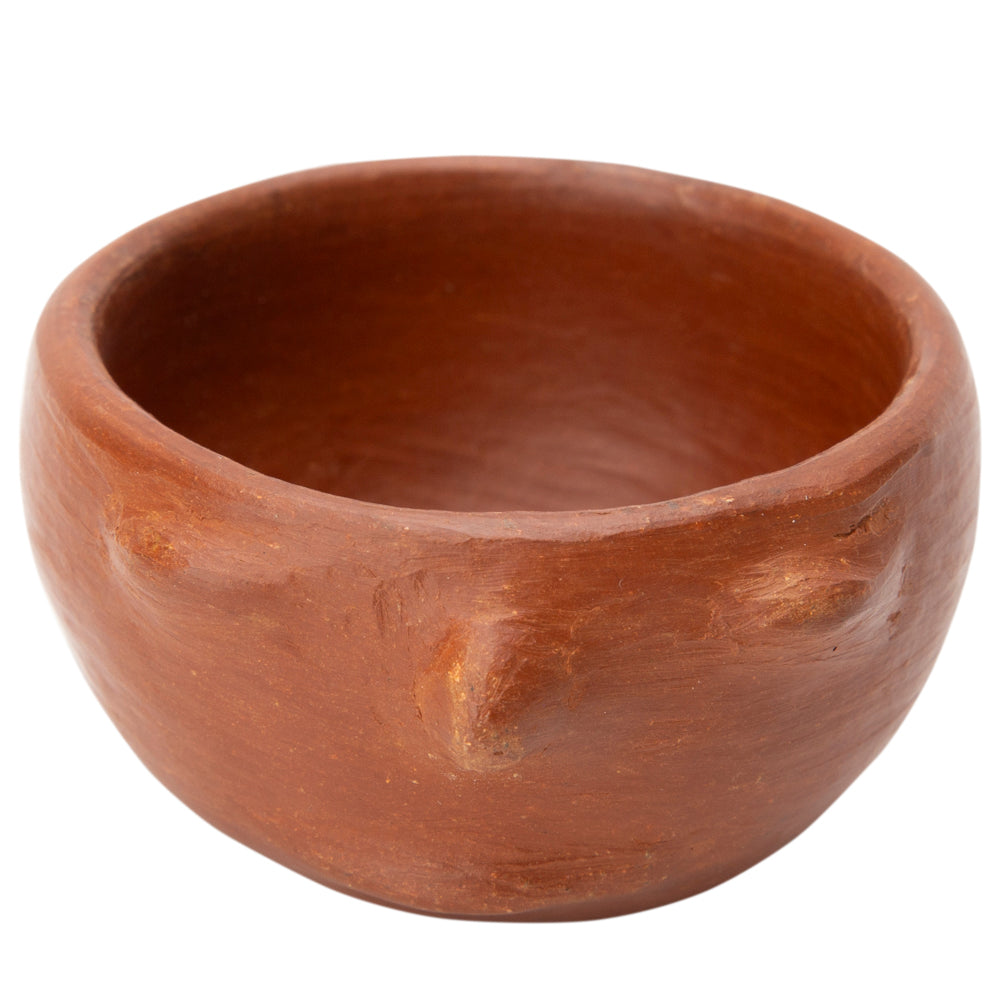 Red Clay Face Terracotta Short Spice Holder/Mezcalero