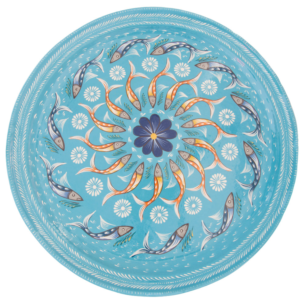 Peces de Capula Mandala Serving Platter