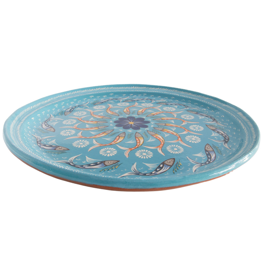 Peces de Capula Mandala Serving Platter