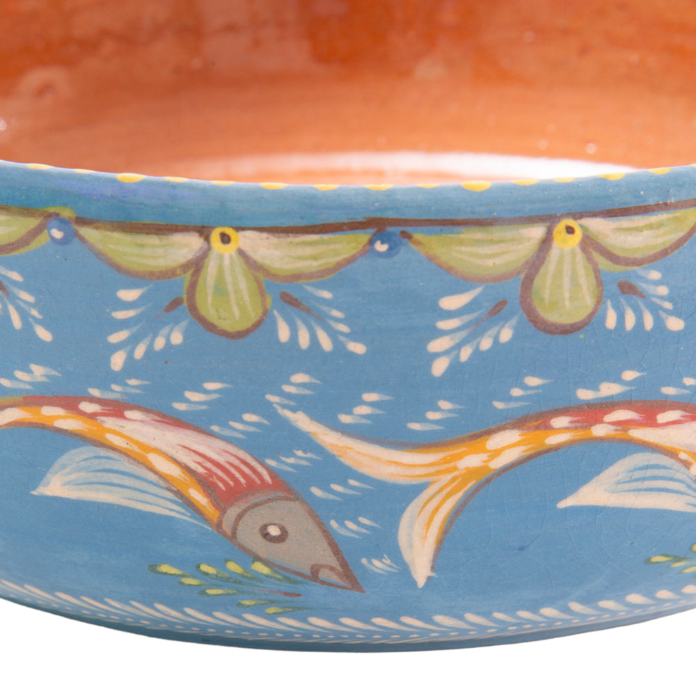 Peces de Capula Tortillero with Lid