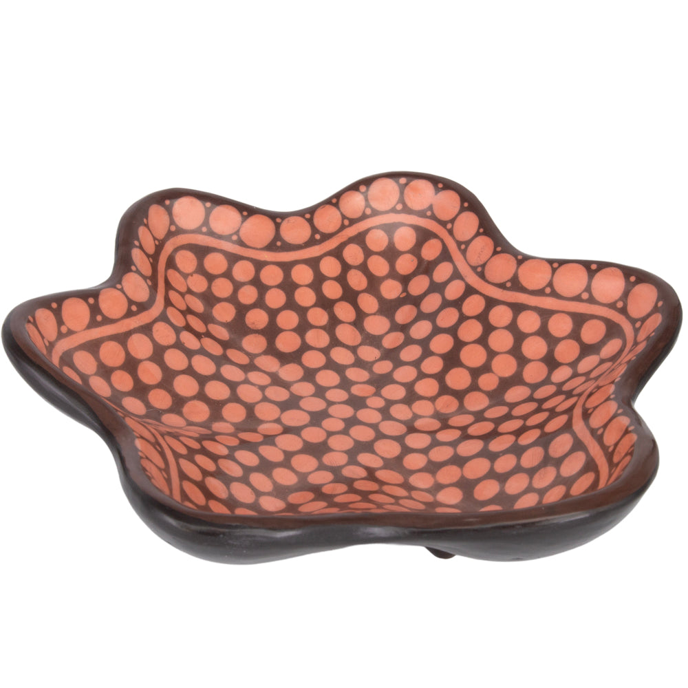 Zinapécuaro Dotted Estrella Ceramic Bowl