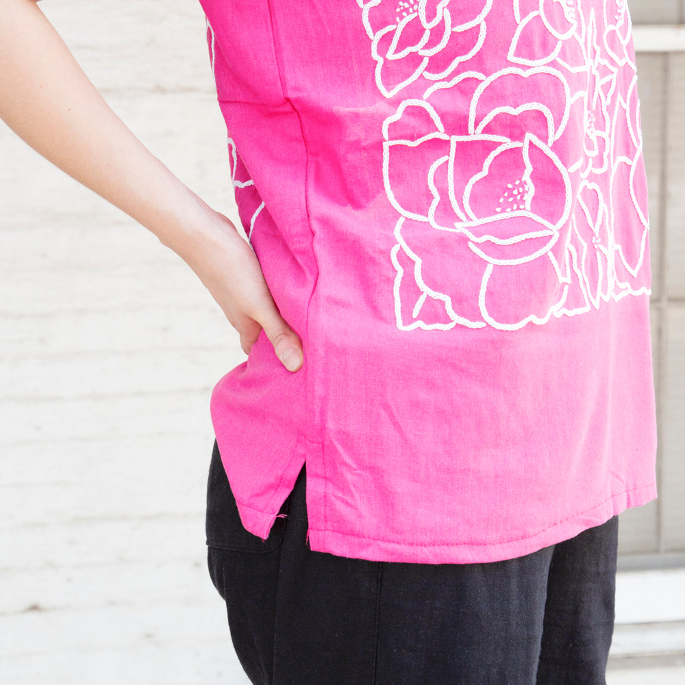 Flor de Hilo Cadenilla Huipil Blouse