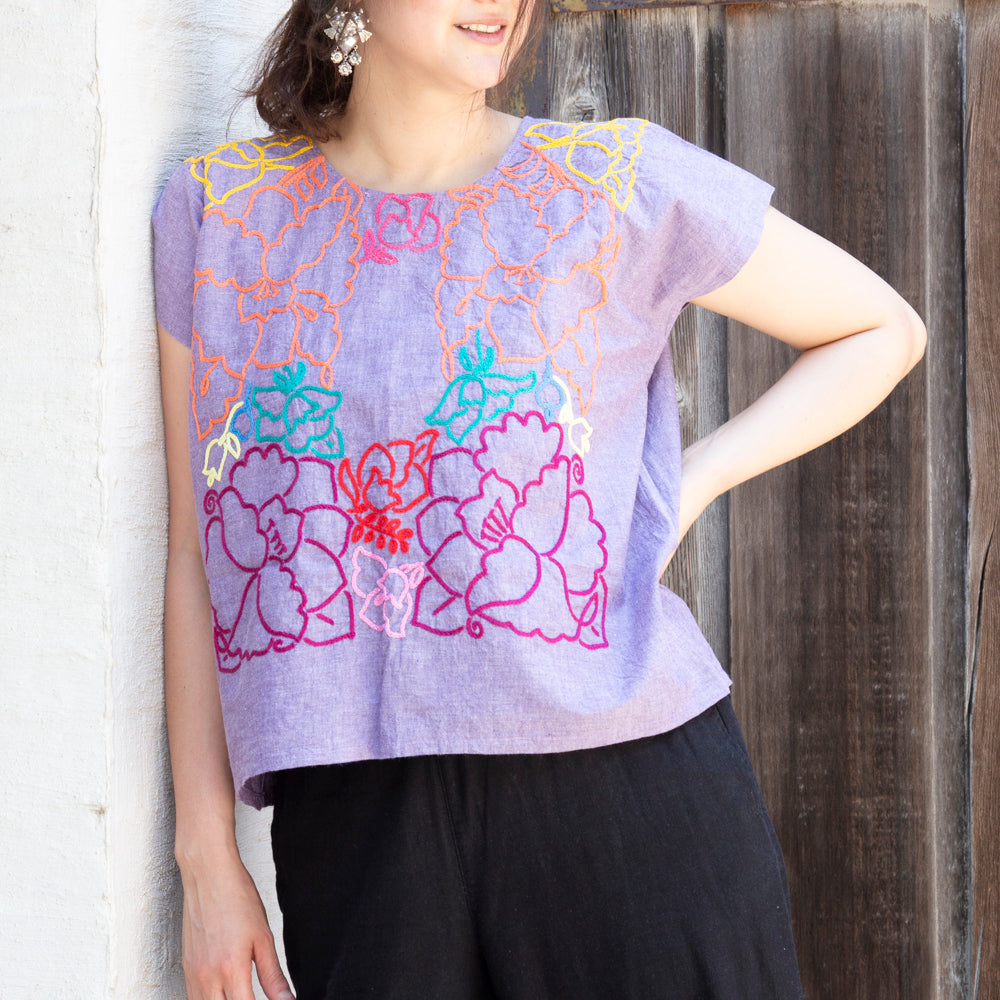 Flor de Hilo Cadenilla Huipil Blouse