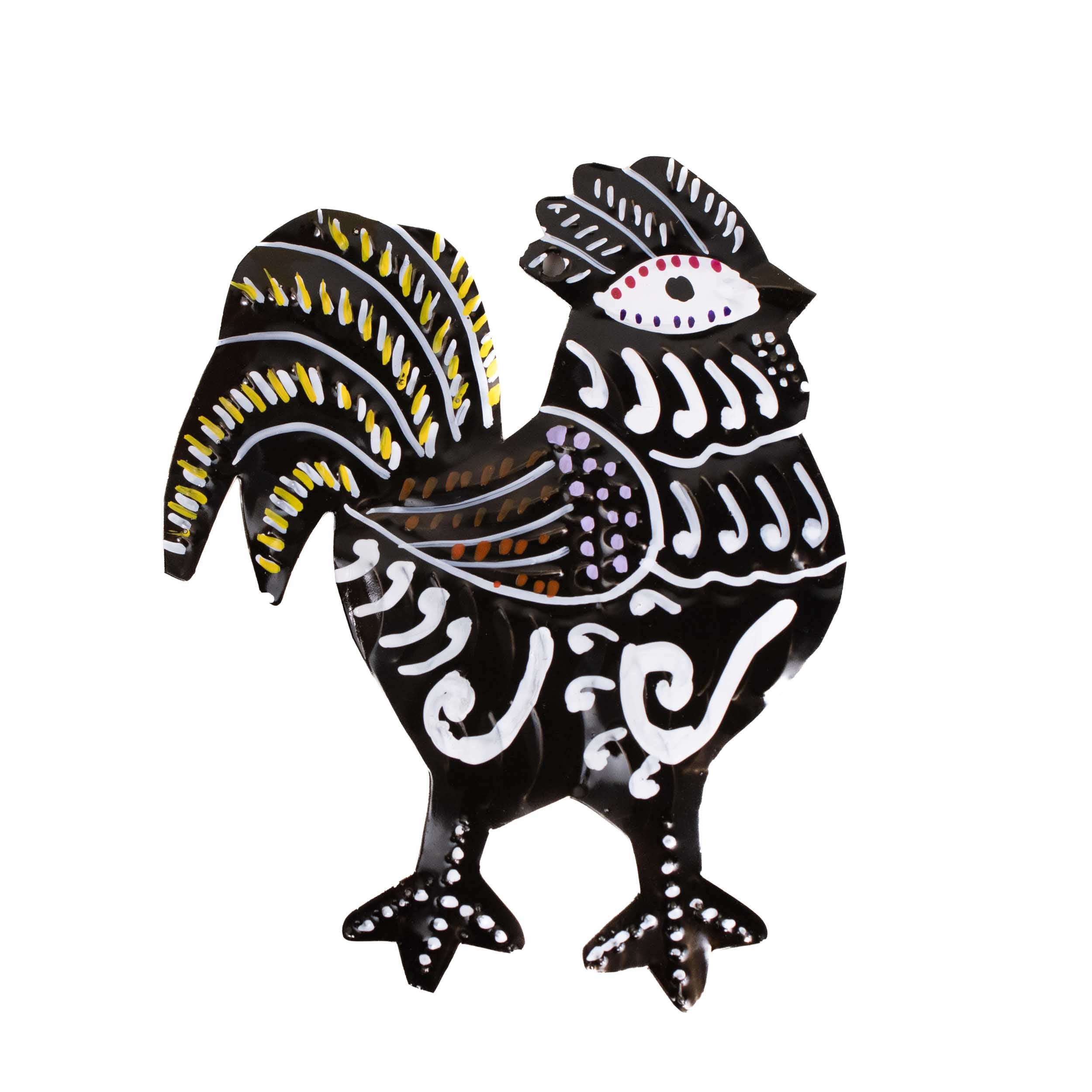 Gallito Tin Art Wall Decor