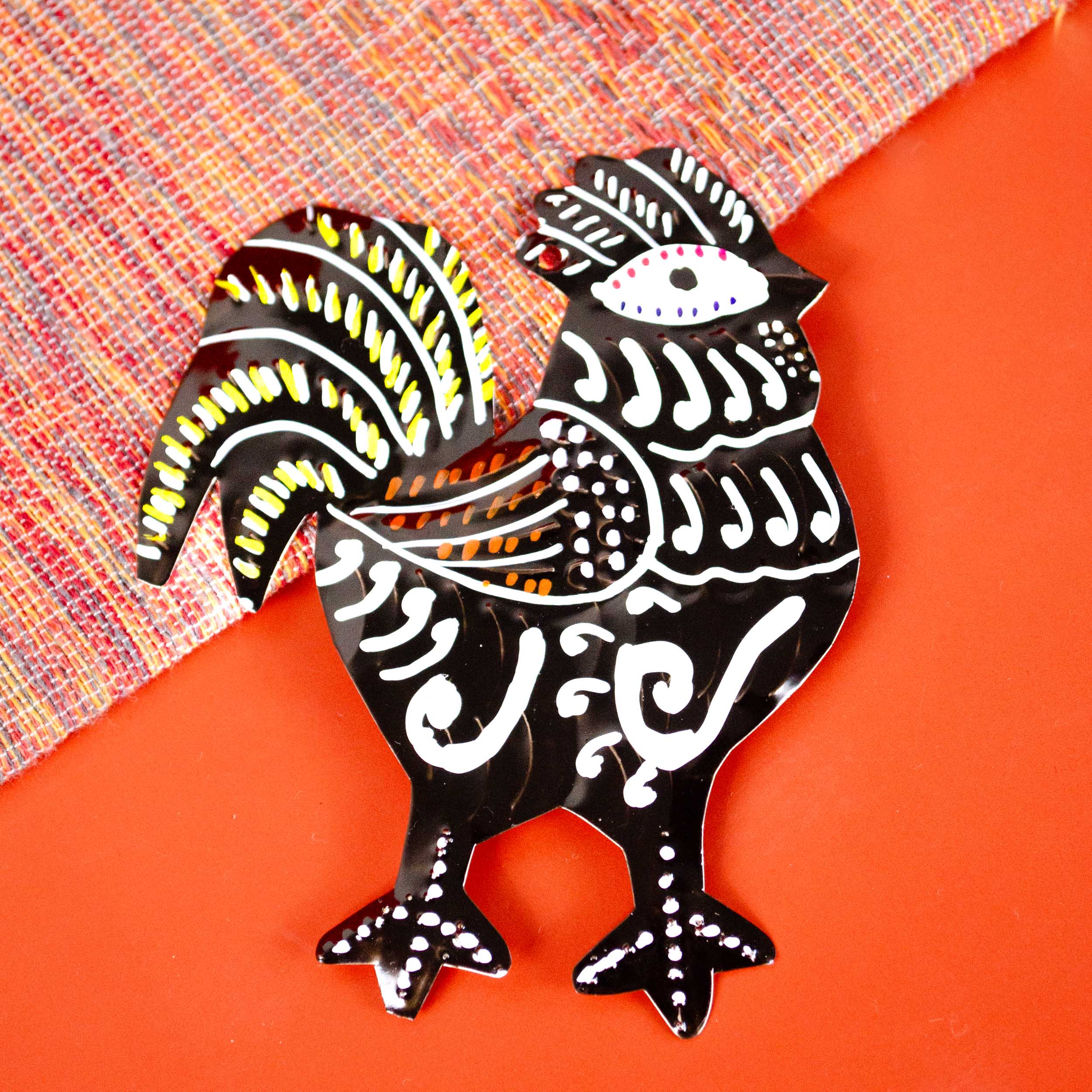 Gallito Tin Art Wall Decor