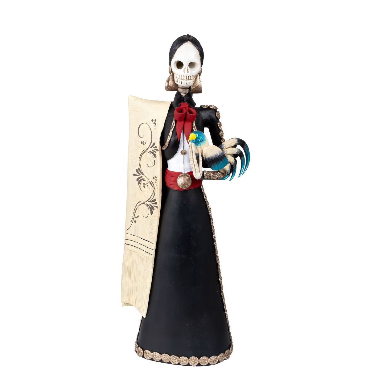 Gallera Catrina Skeleton Sculpture