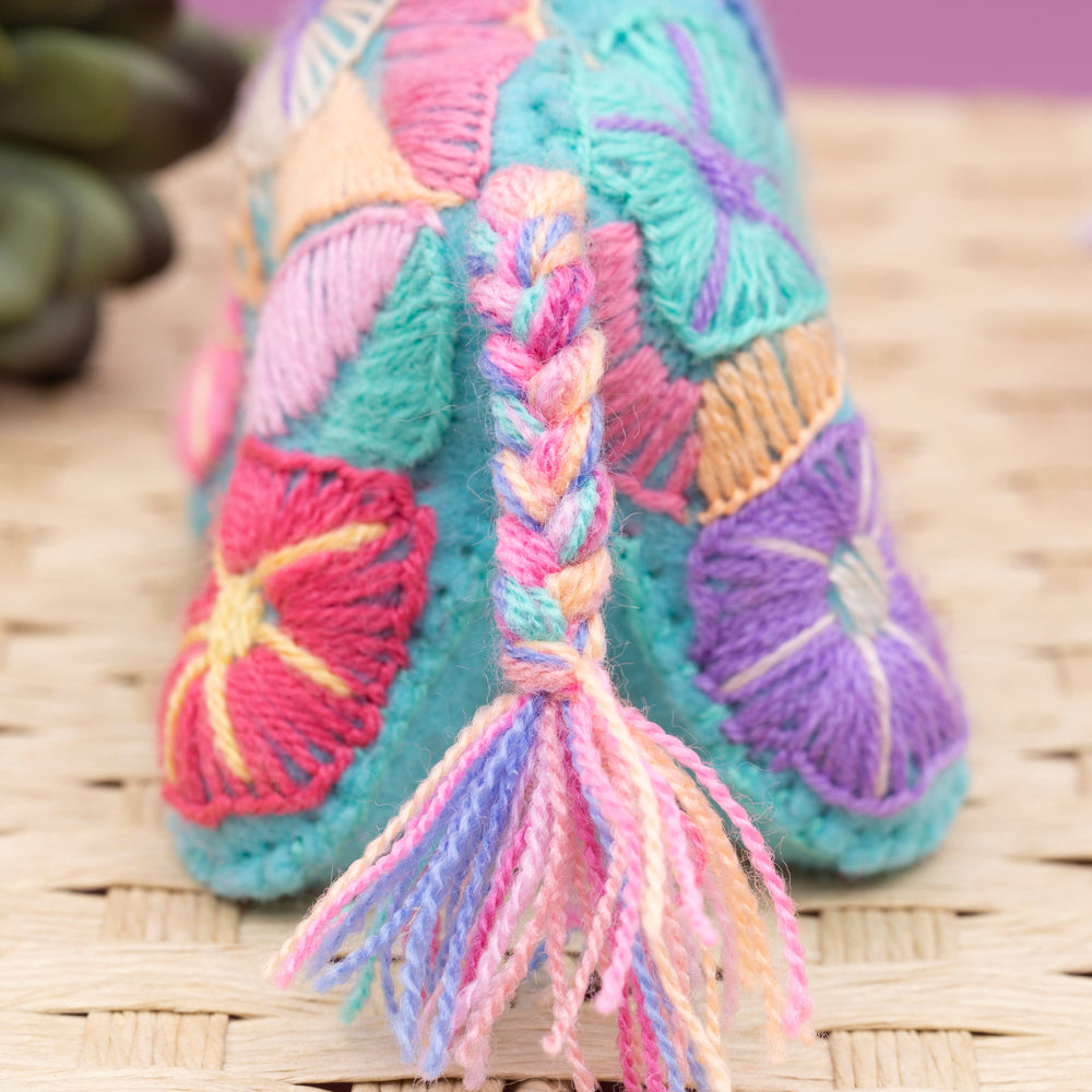 Giraffe Hand-Embroidered Stuffed Animal