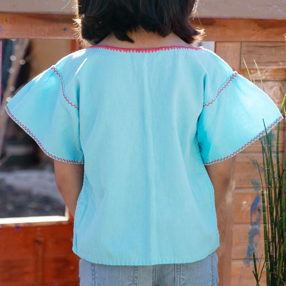 Girls Embroidered Blouse
