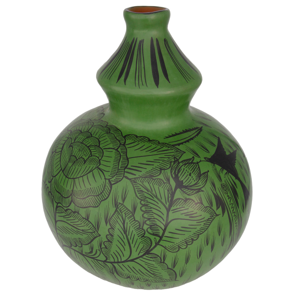 Huancito Green Gourd Vase
