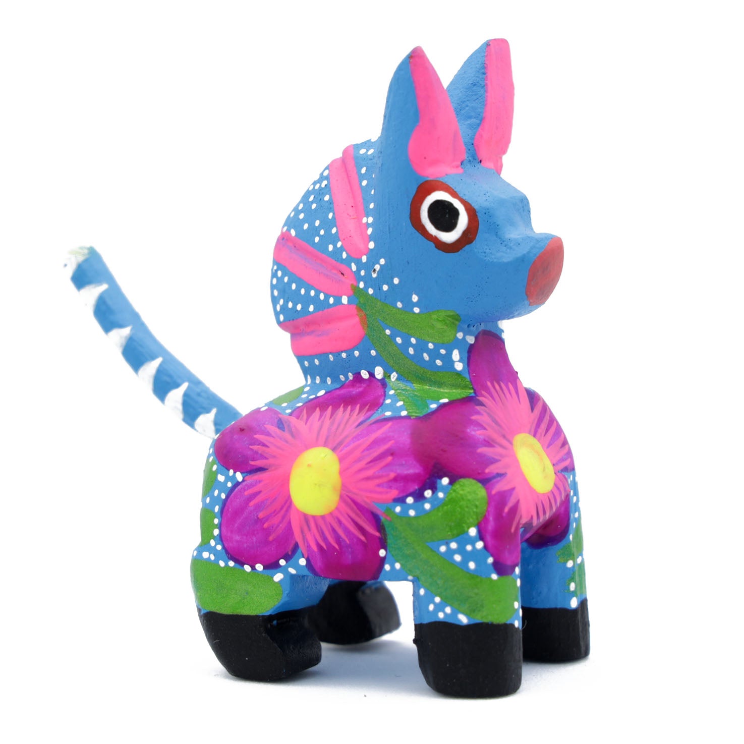 Hand Painted Horse Wooden Figurine