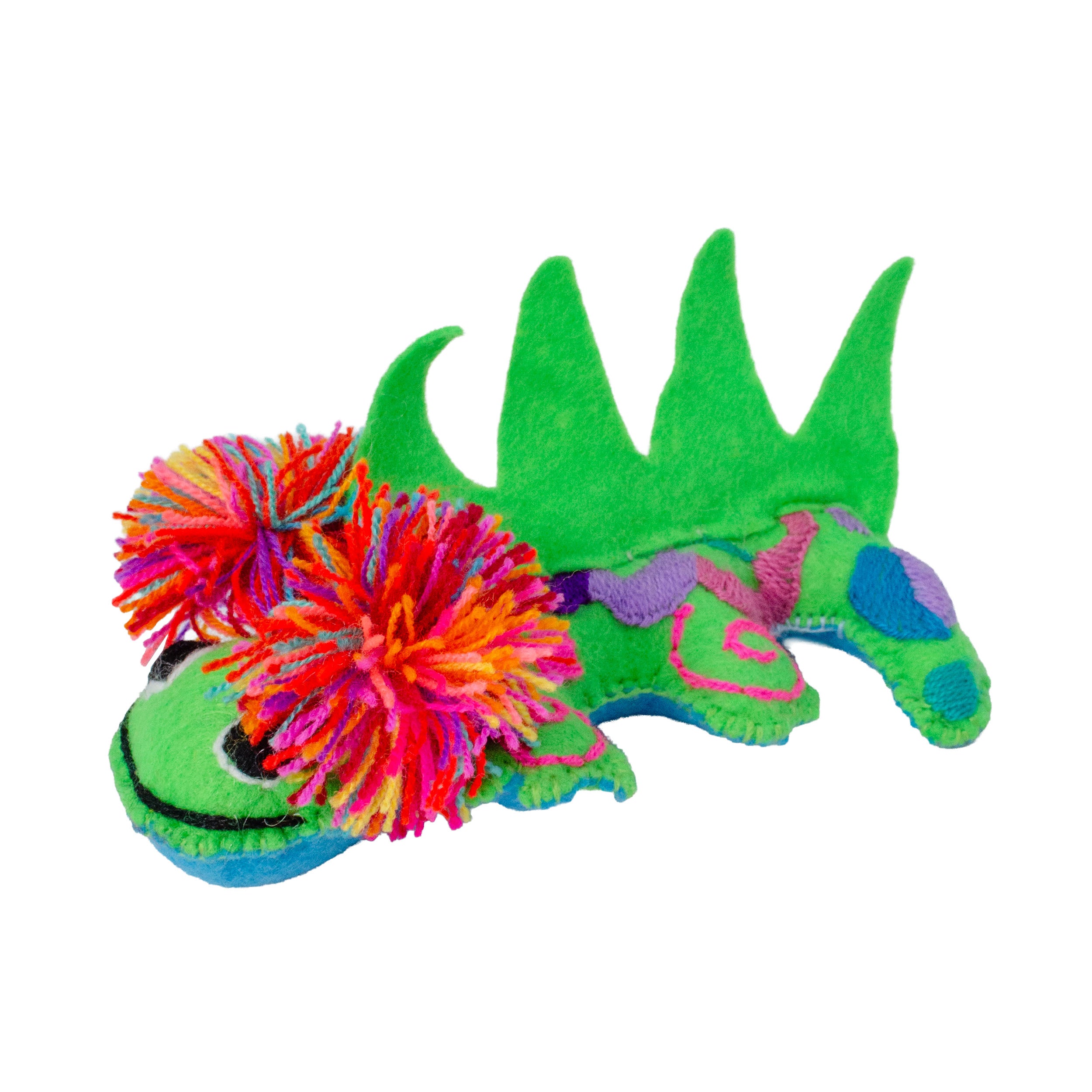 Axolotl Hand-Embroidered Stuffed Animal
