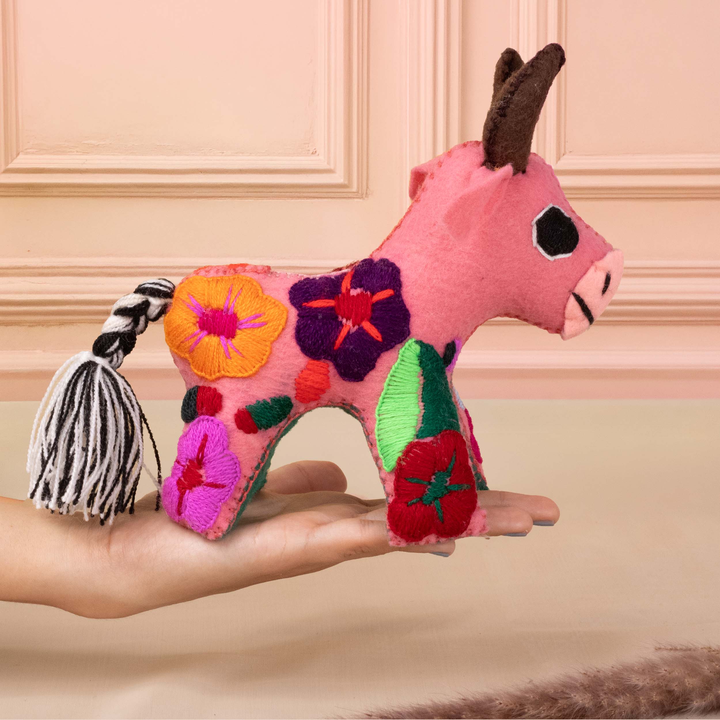 Toro Hand-Embroidered Stuffed Animal