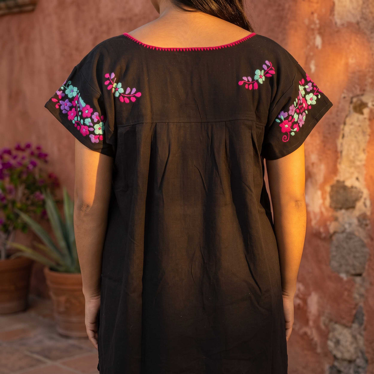Chilac Embroidered Mexican Blouse