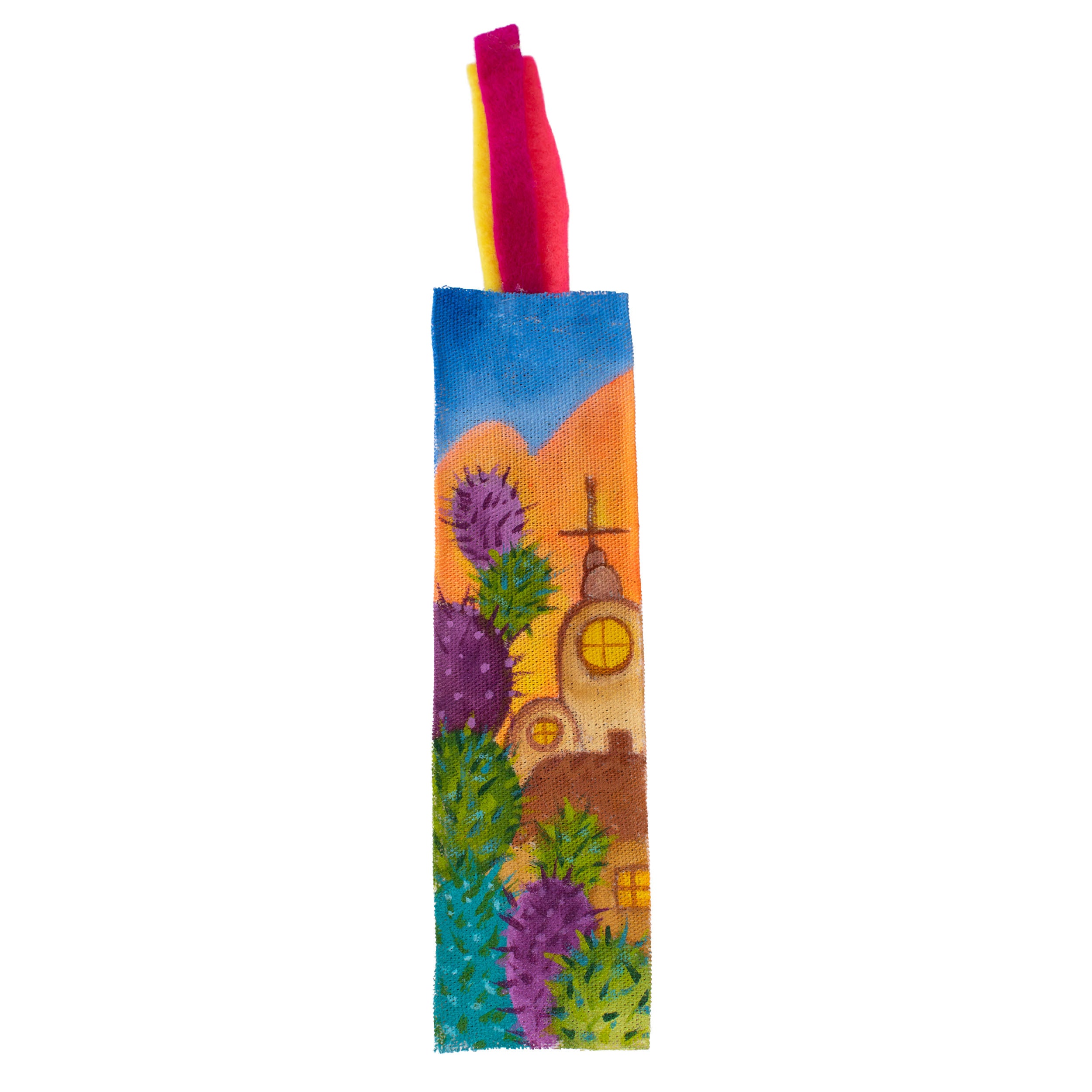 Hand-Painted Nopales Bookmark