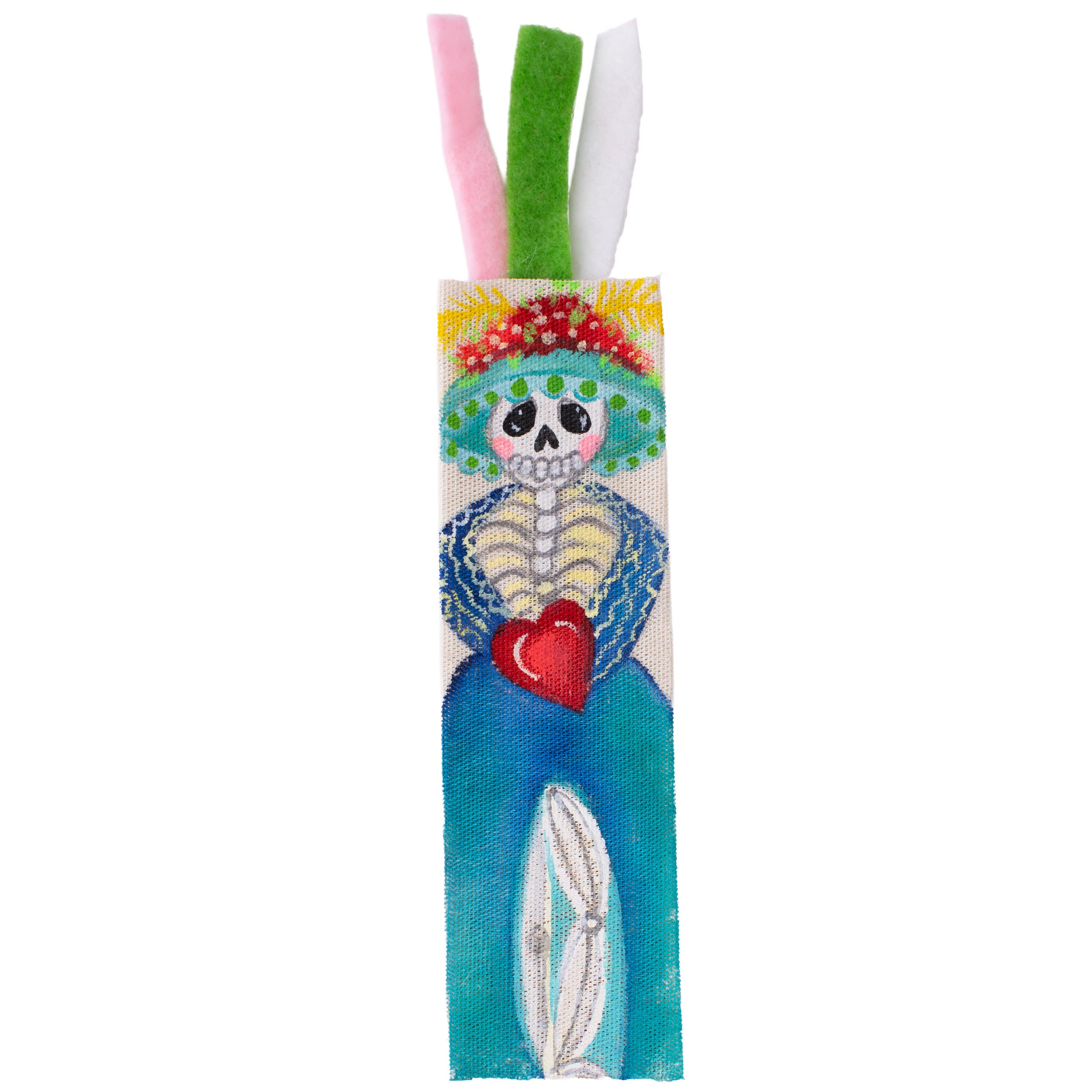 Hand-Painted Catrinas Bookmark