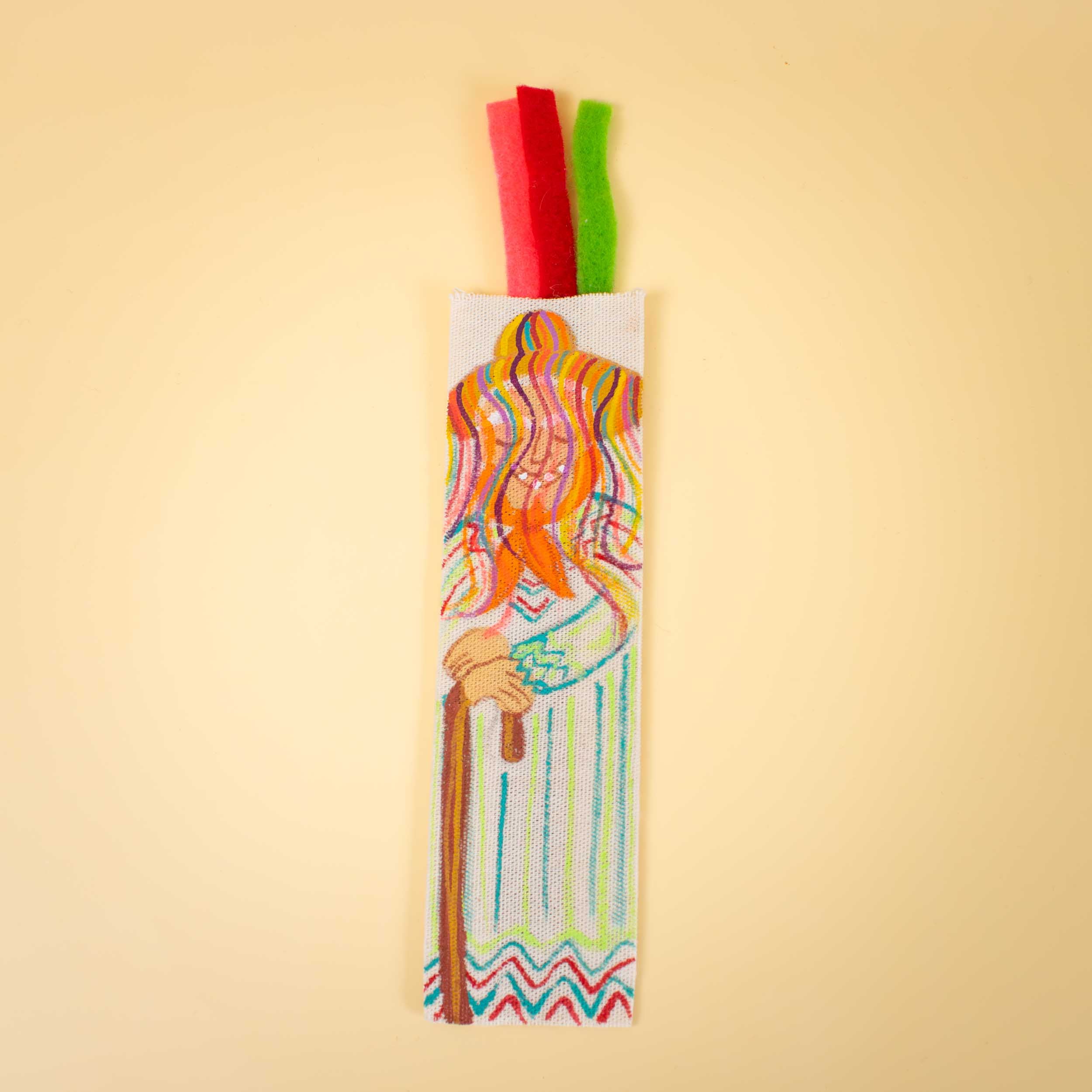 Hand-Painted La Danza de los Viejitos Bookmarks