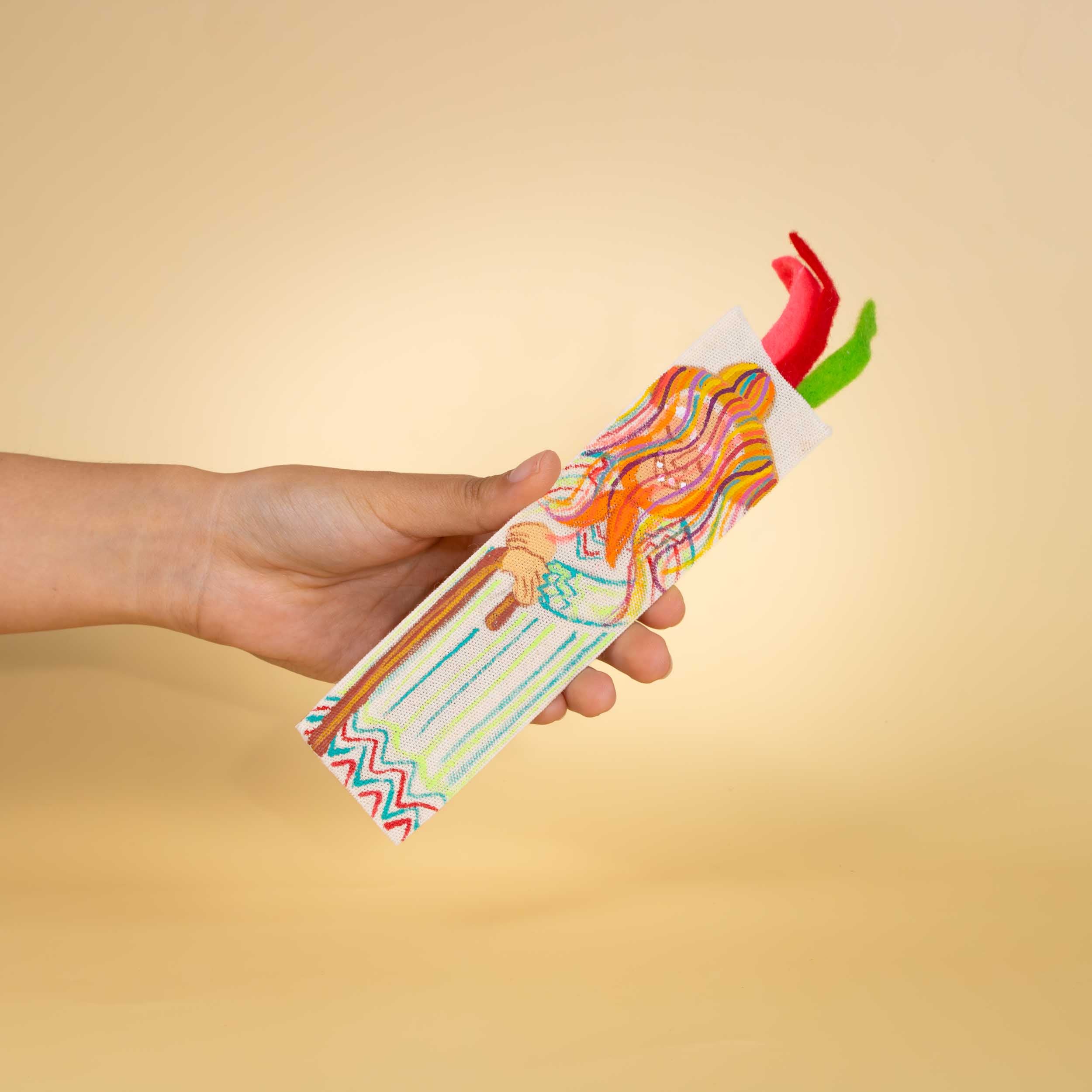 Hand-Painted La Danza de los Viejitos Bookmarks