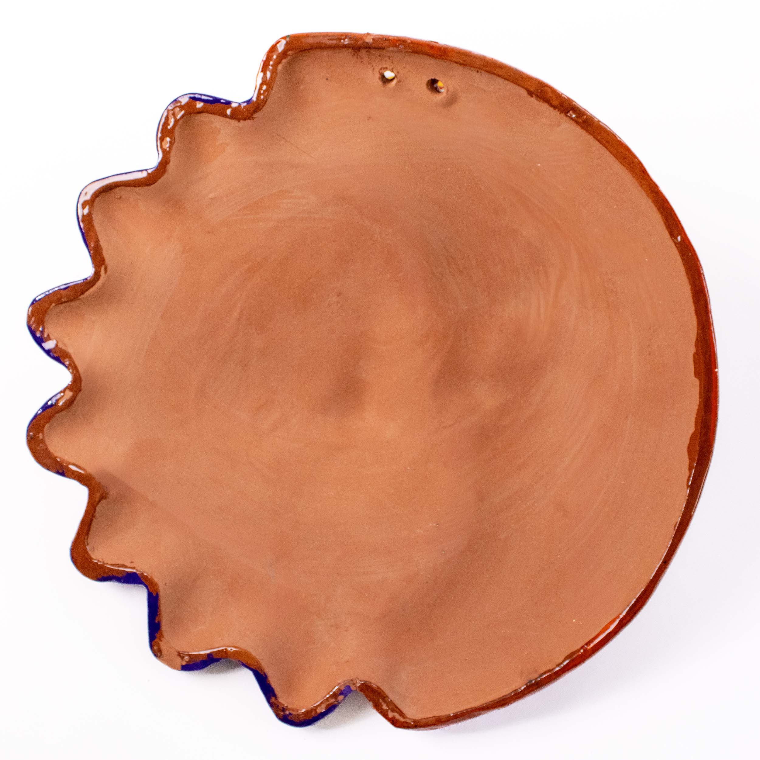 Hand-Painted Xalitla Sun and Moon Clay Wall Decor