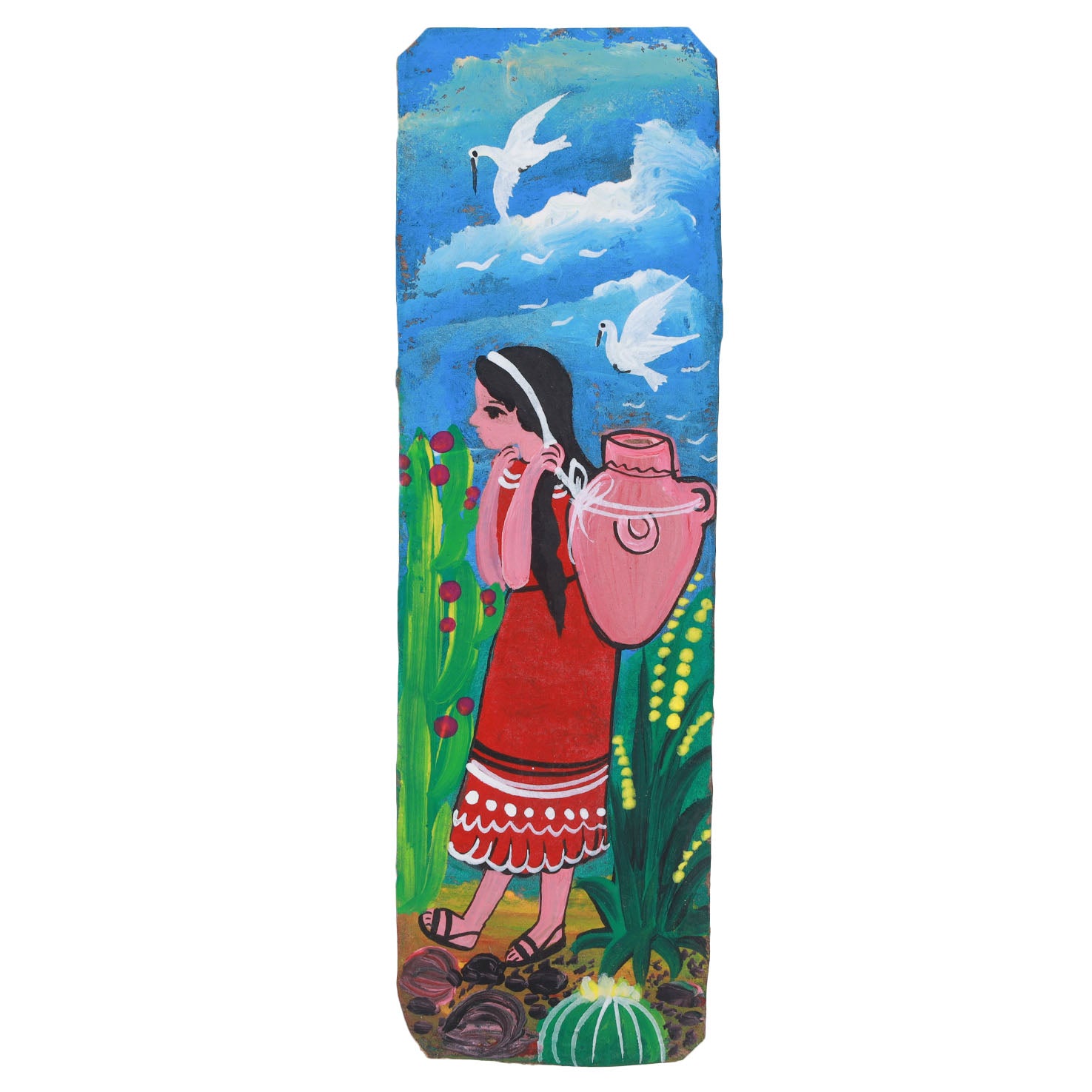 Hand-Painted Papel Amate Xalitla Bookmarks