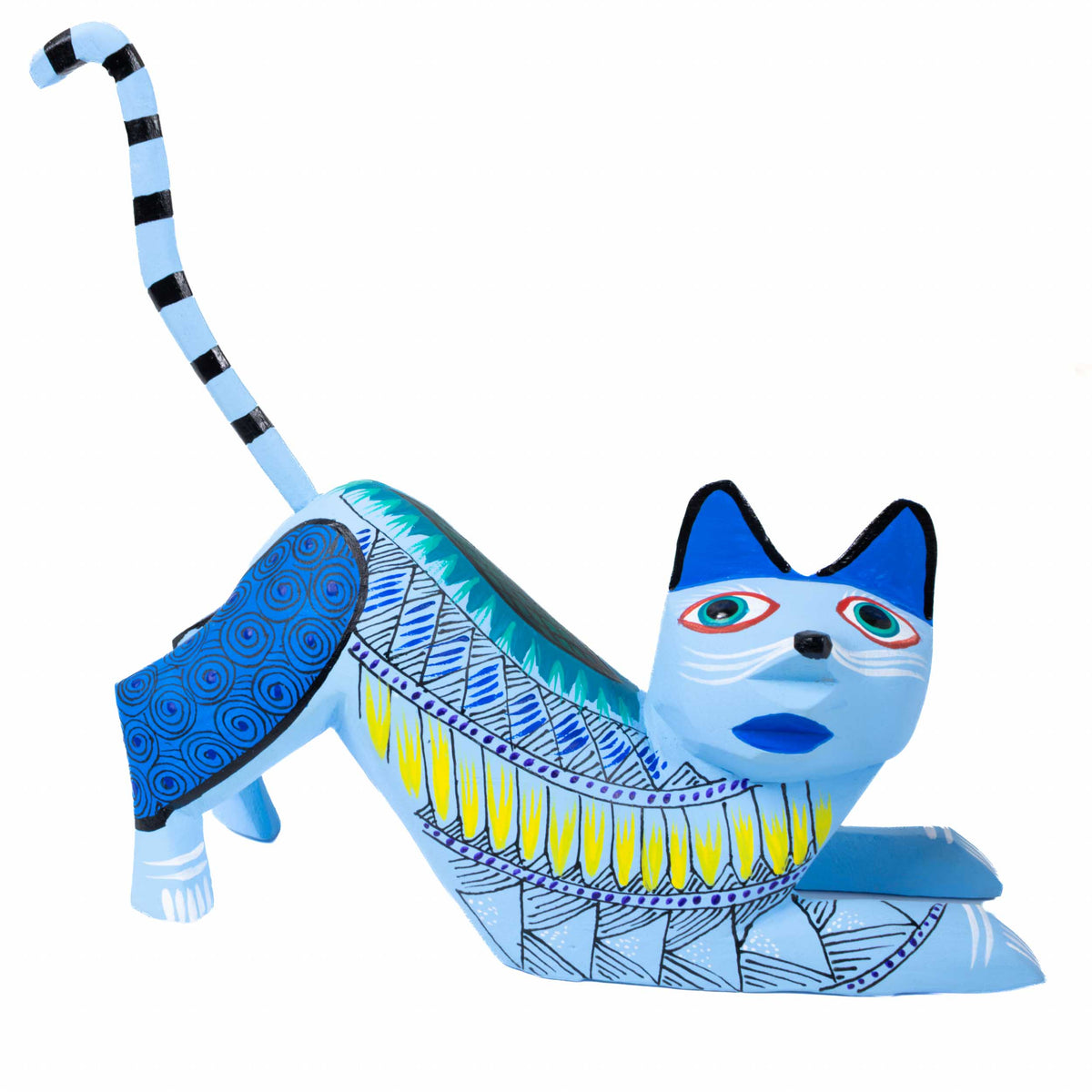 X-Large Cat Alebrije with Frets