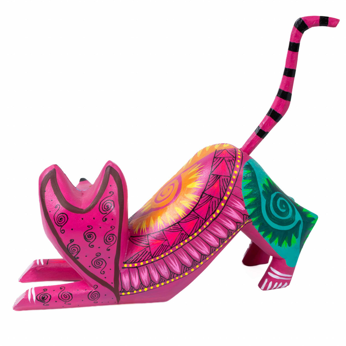 X-Large Cat Alebrije with Frets