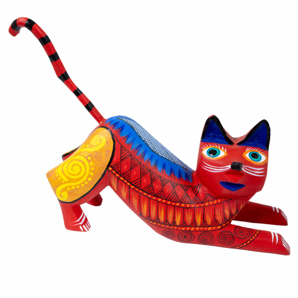 X-Large Cat Alebrije with Frets