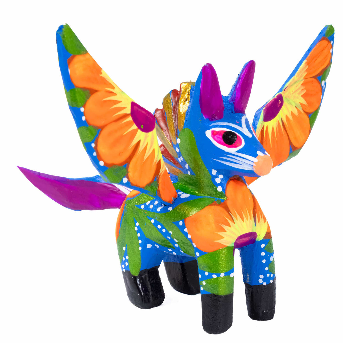 Hand Painted Pegasus Wooden Alebrije