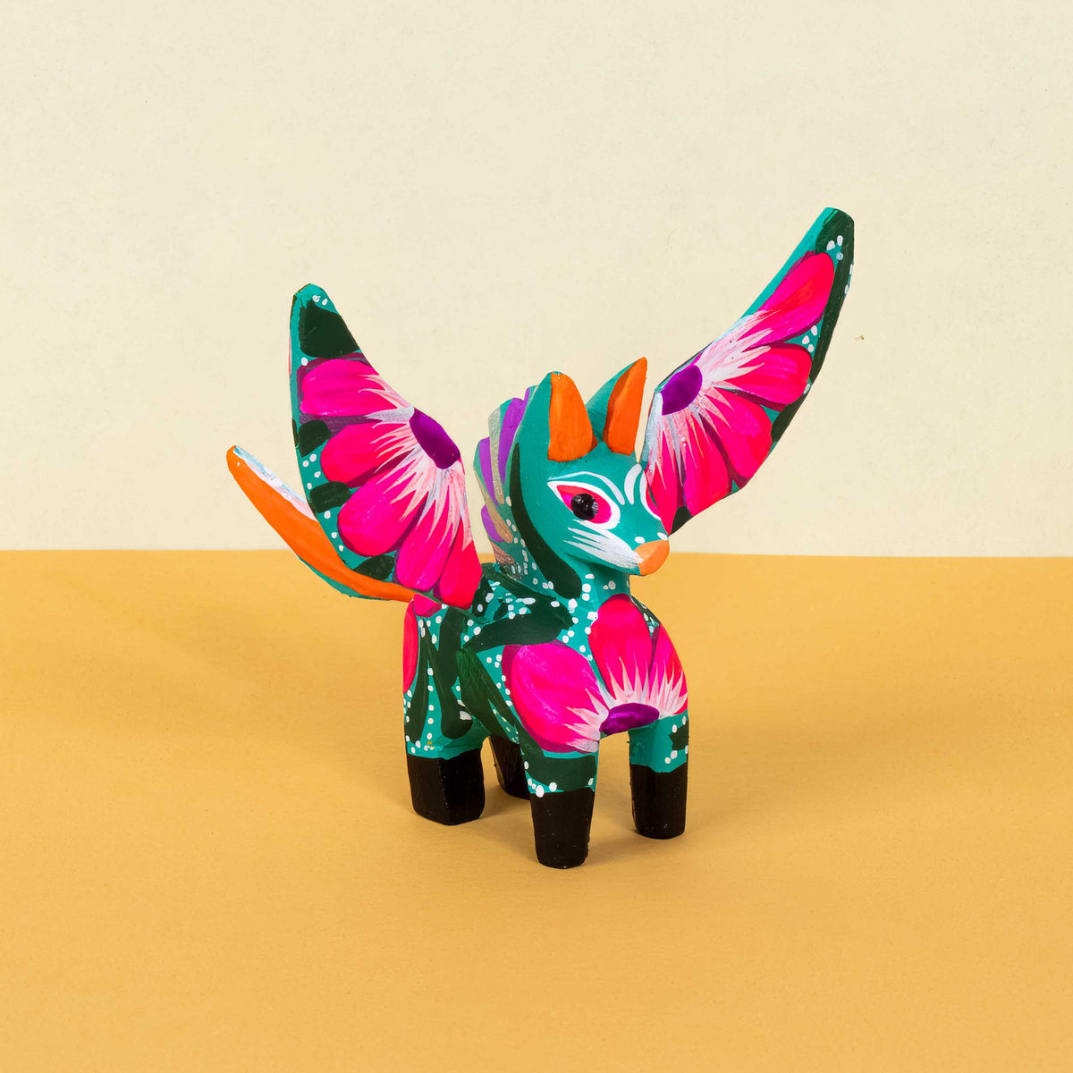 Hand Painted Pegasus Wooden Alebrije