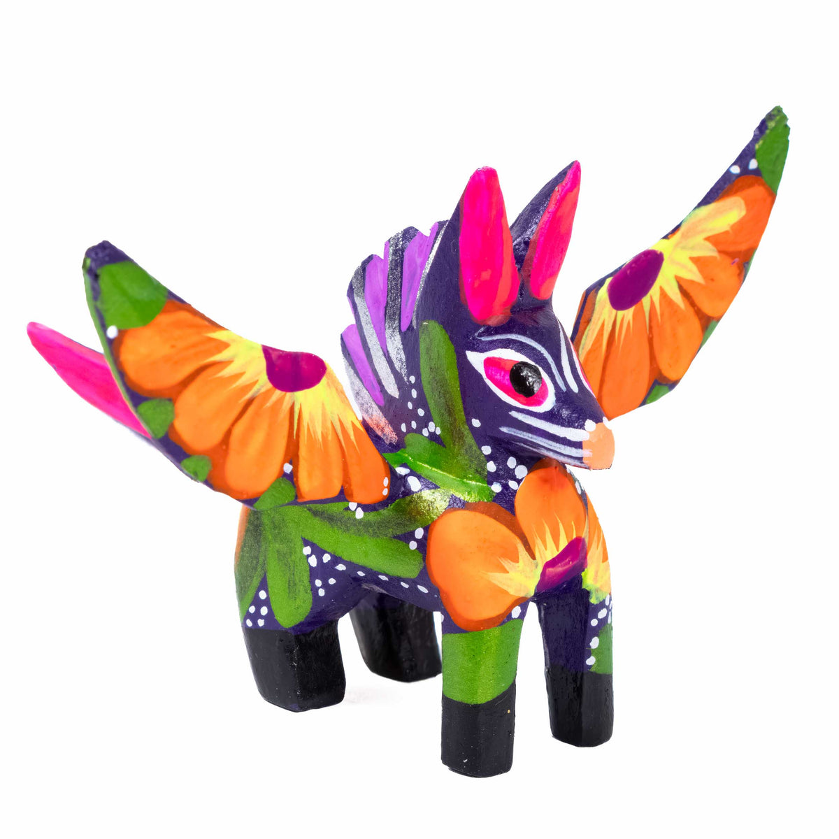 Hand Painted Pegasus Wooden Alebrije