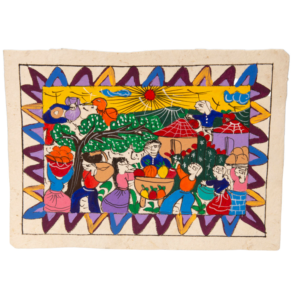 Mini Papel Amate Storytelling Paintings by María