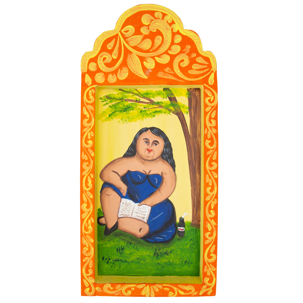 Mujeres Hand-Painted Wooden Nicho Frames