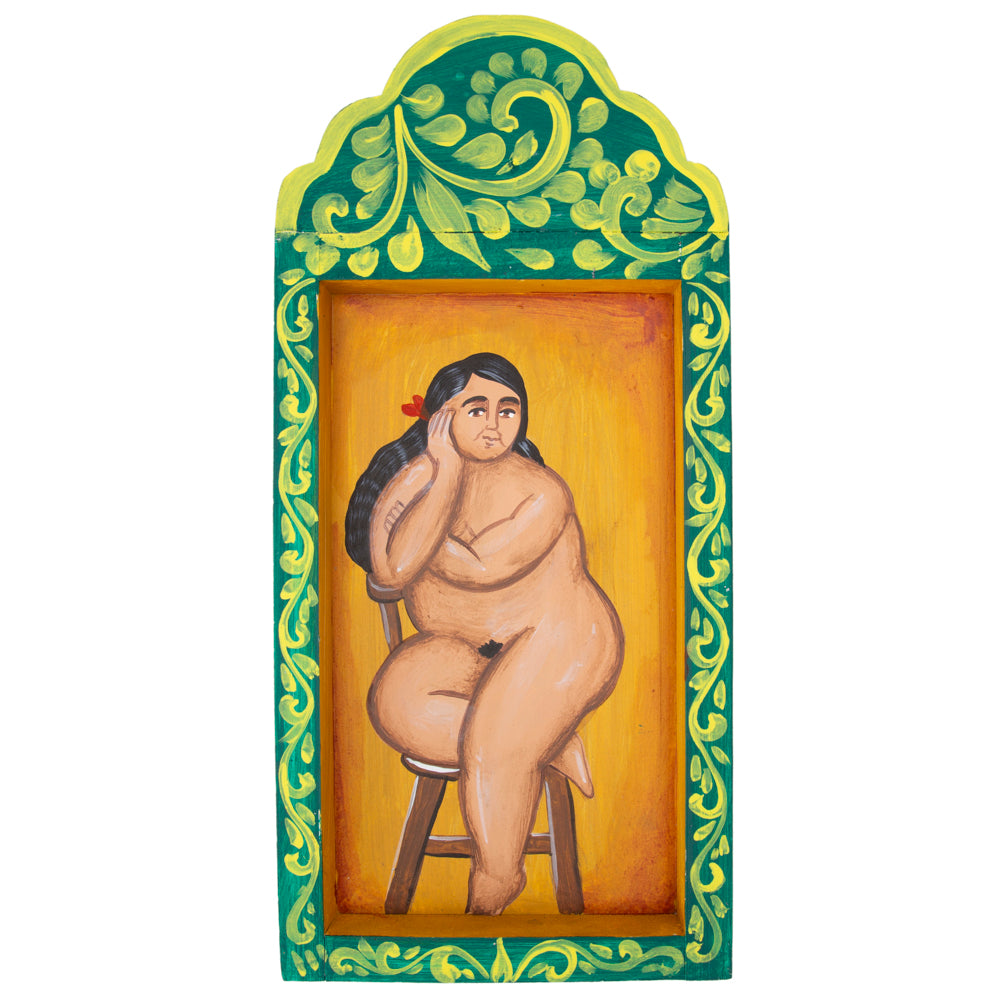 Mujeres Hand-Painted Wooden Nicho Frames