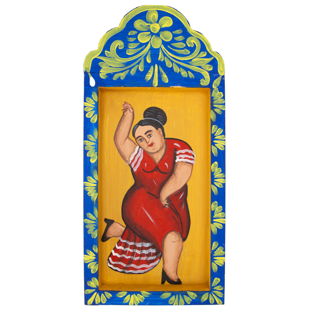 Mujeres Hand-Painted Wooden Nicho Frames