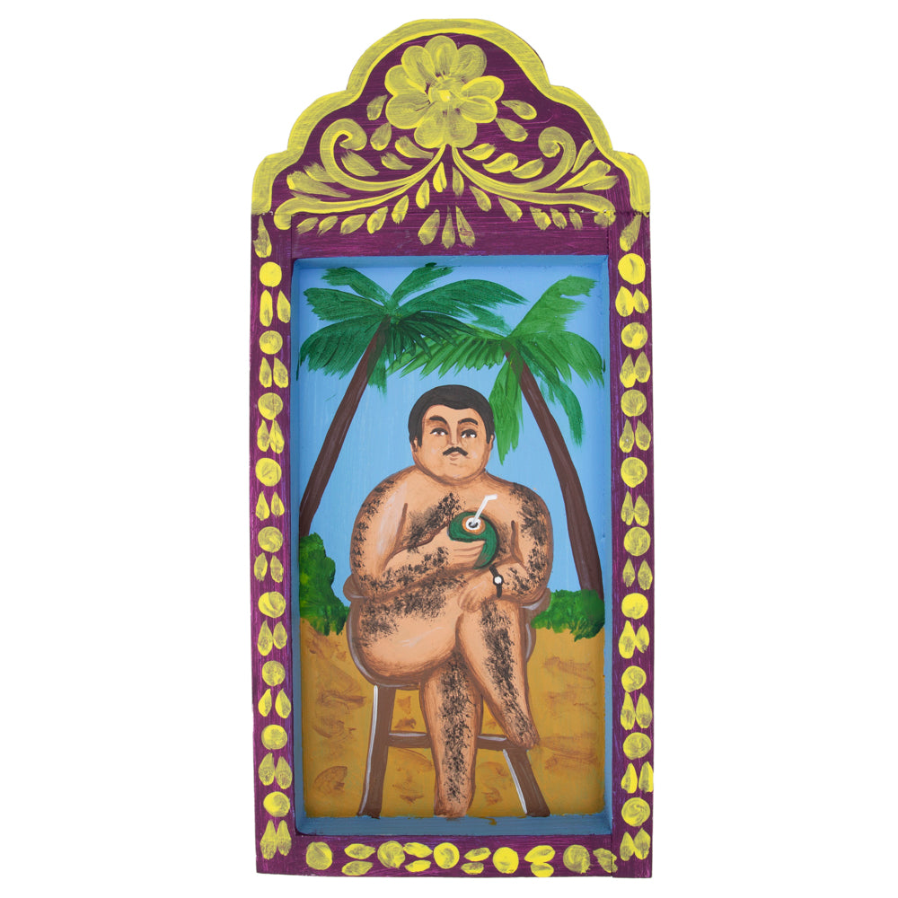 Mujeres Hand-Painted Wooden Nicho Frames