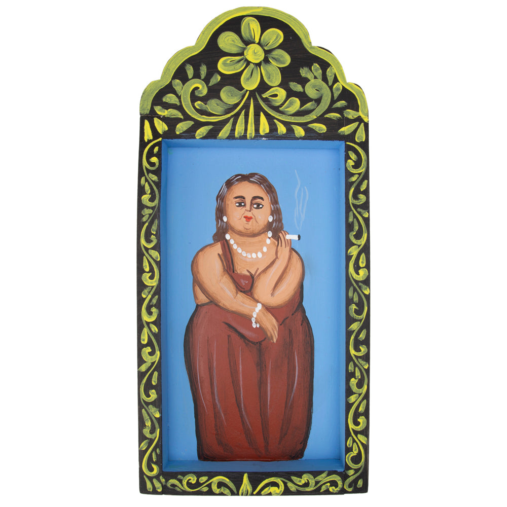 Mujeres Hand-Painted Wooden Nicho Frames