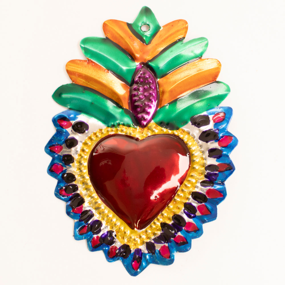 Small Mexican Milagros Tin Hearts