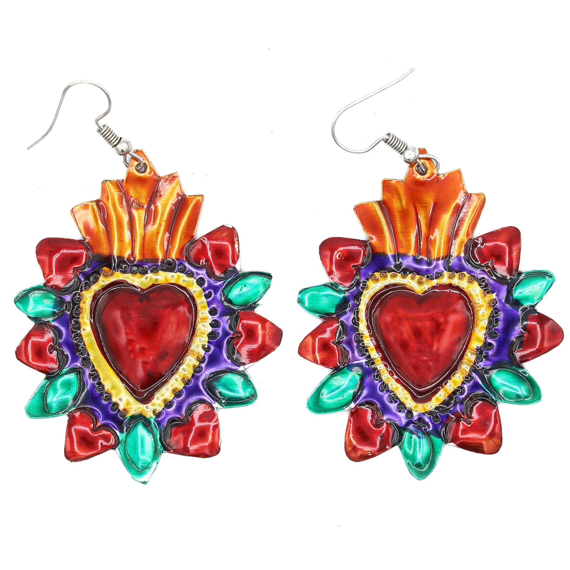 Corazón Milagro Mexican Earrings