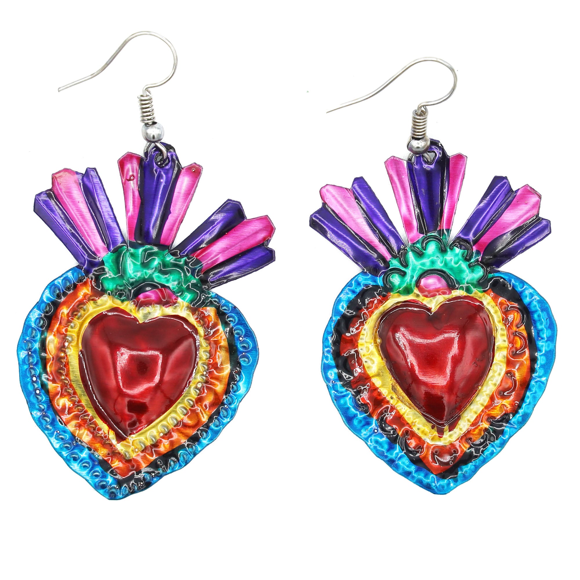 Corazón Milagro Mexican Earrings