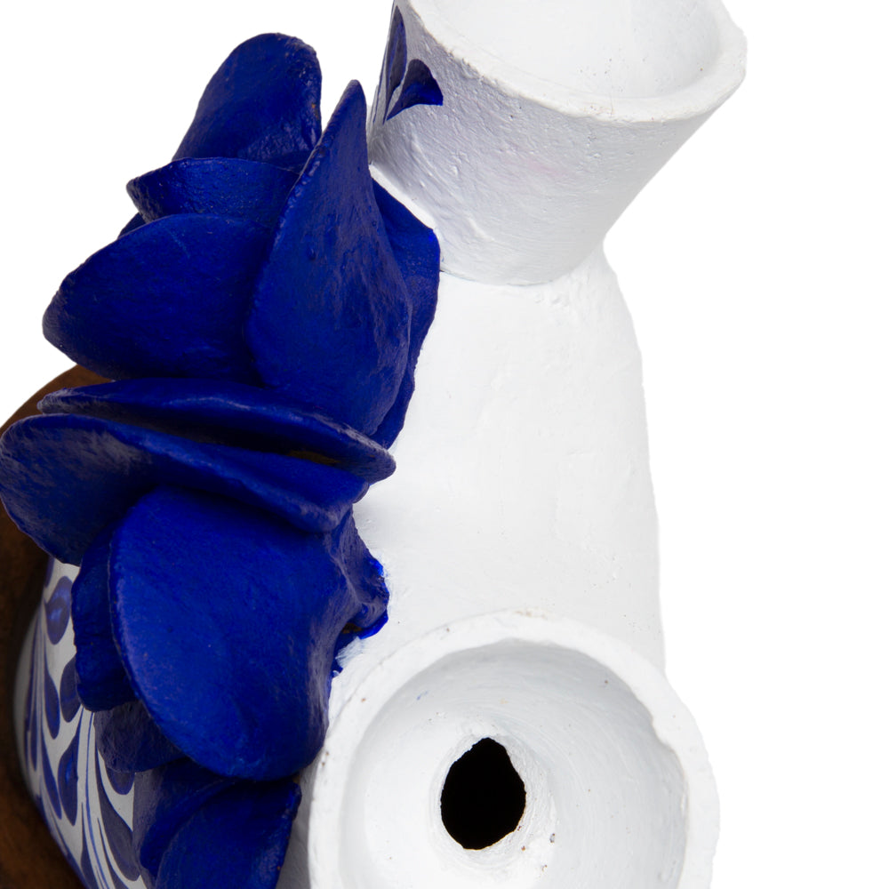 La Flor - Mexican Hand-Painted Hearts