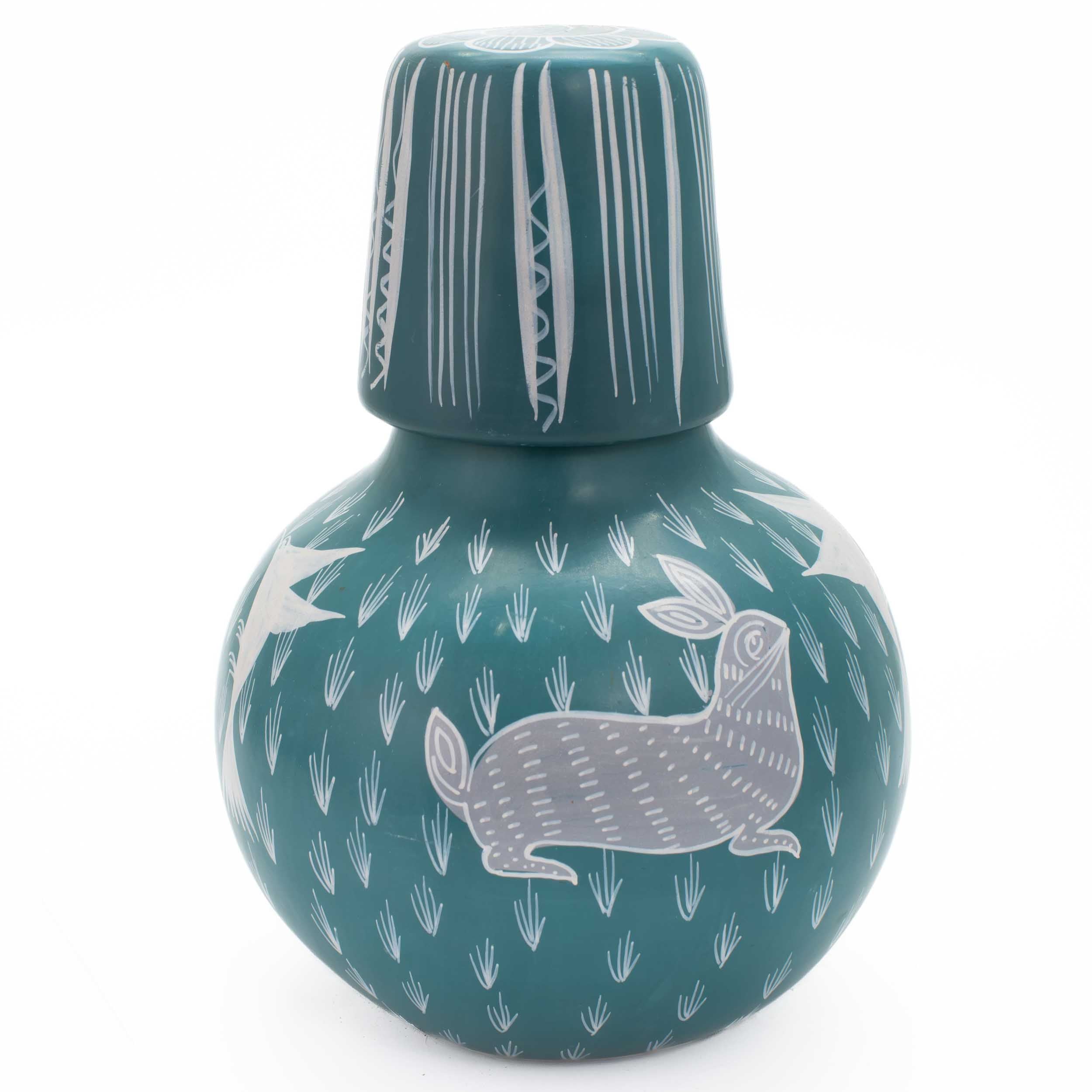 Huancito Awani Conejo Small Decanter & Cup Set