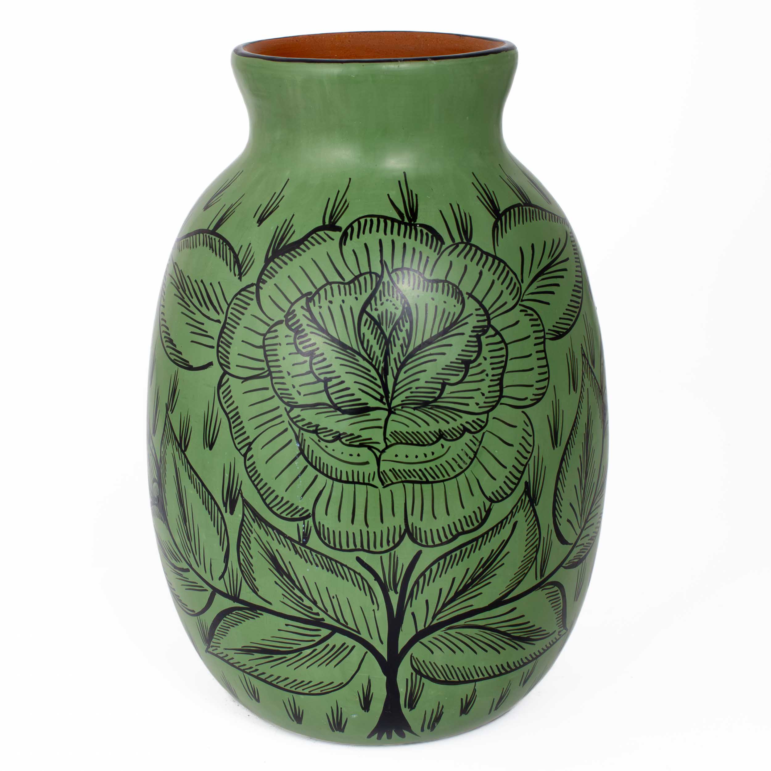 Huancito Hand-Painted Blooming Flower Vase