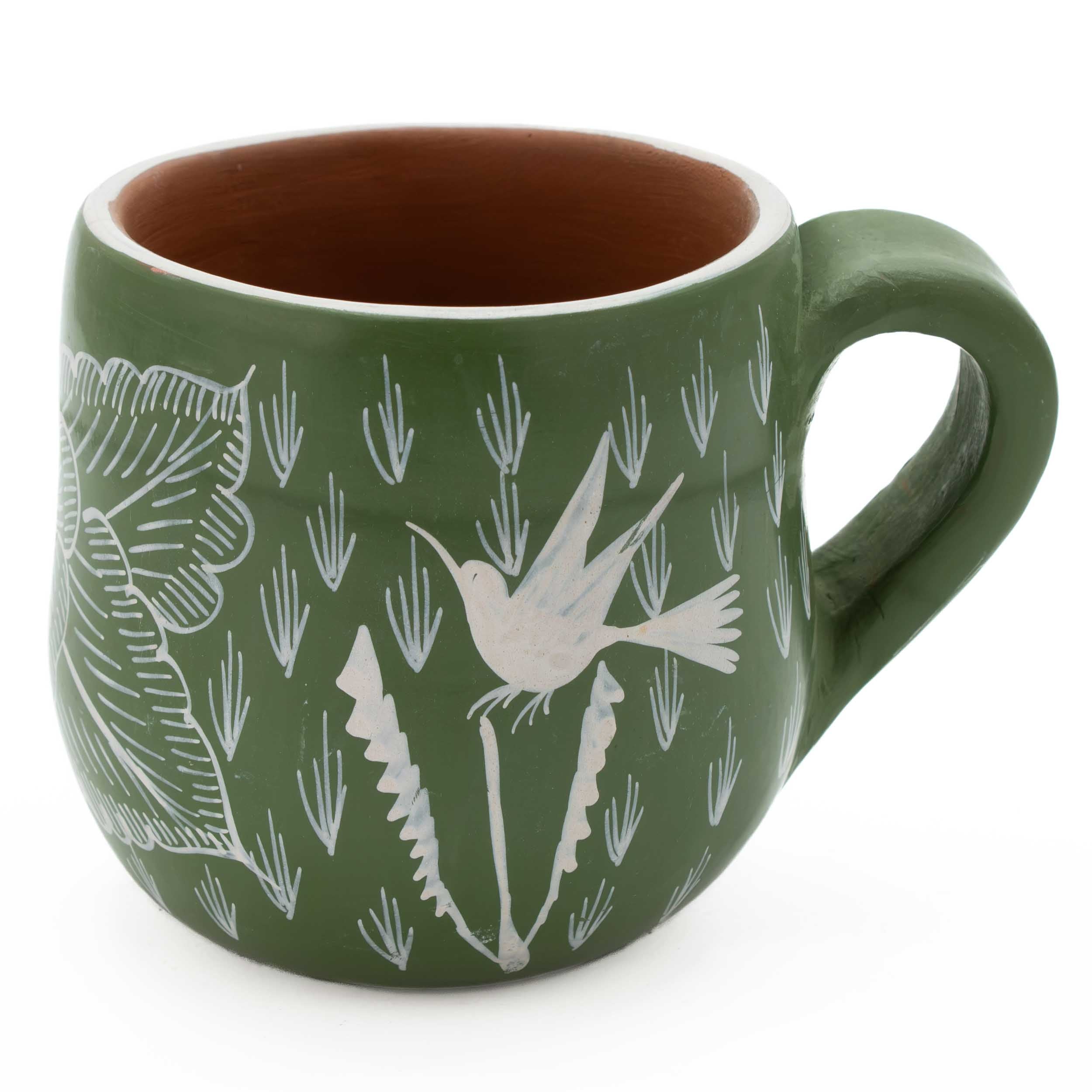 Huancito Hand-Painted Clay Mug