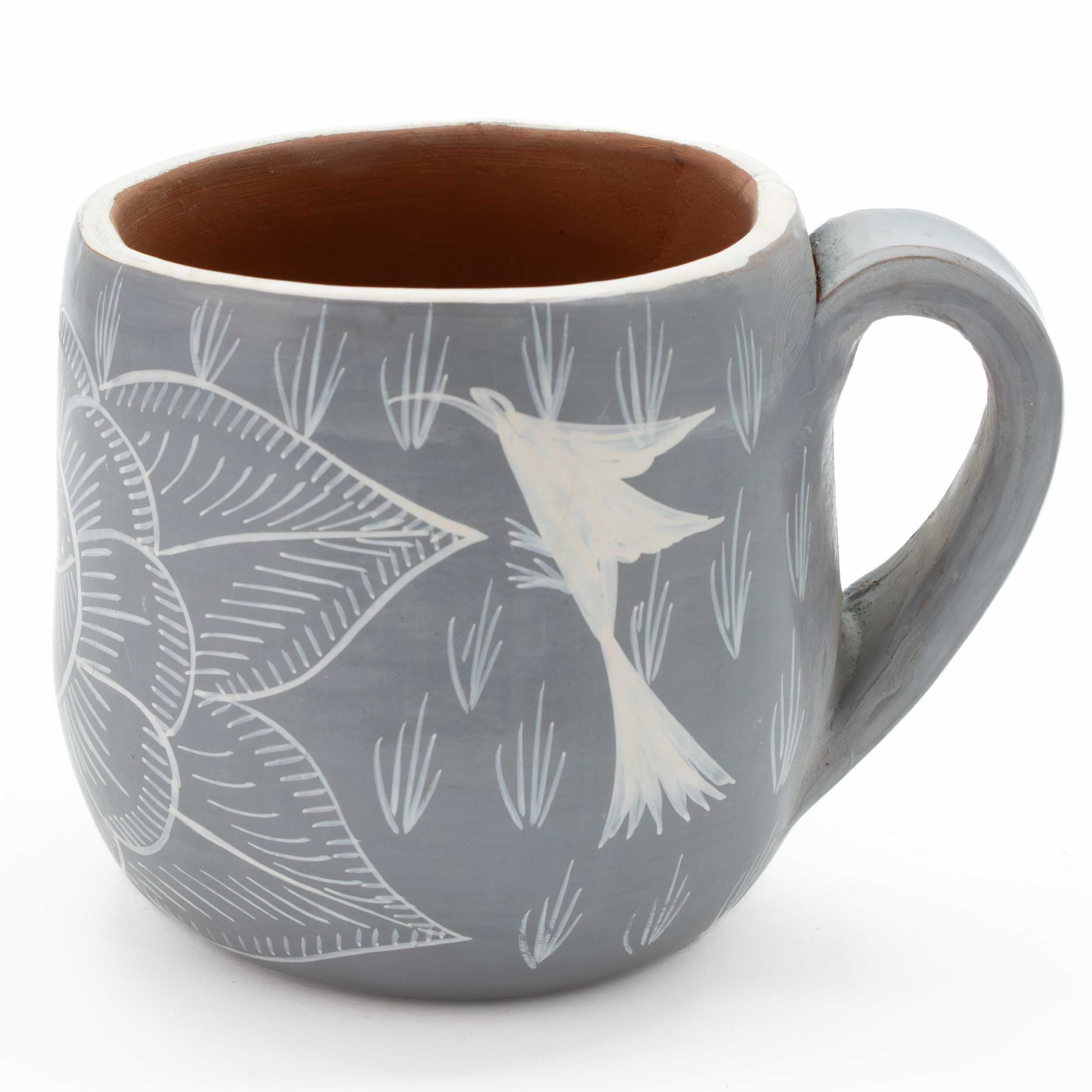 Huancito Hand-Painted Clay Mug