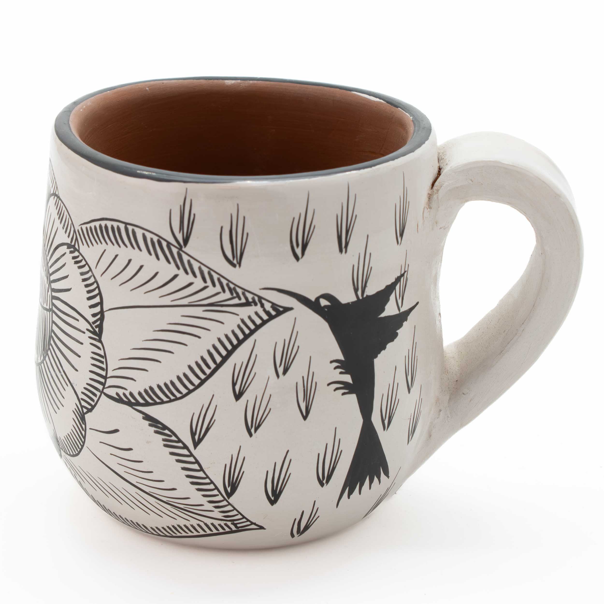 Huancito Hand-Painted Clay Mug