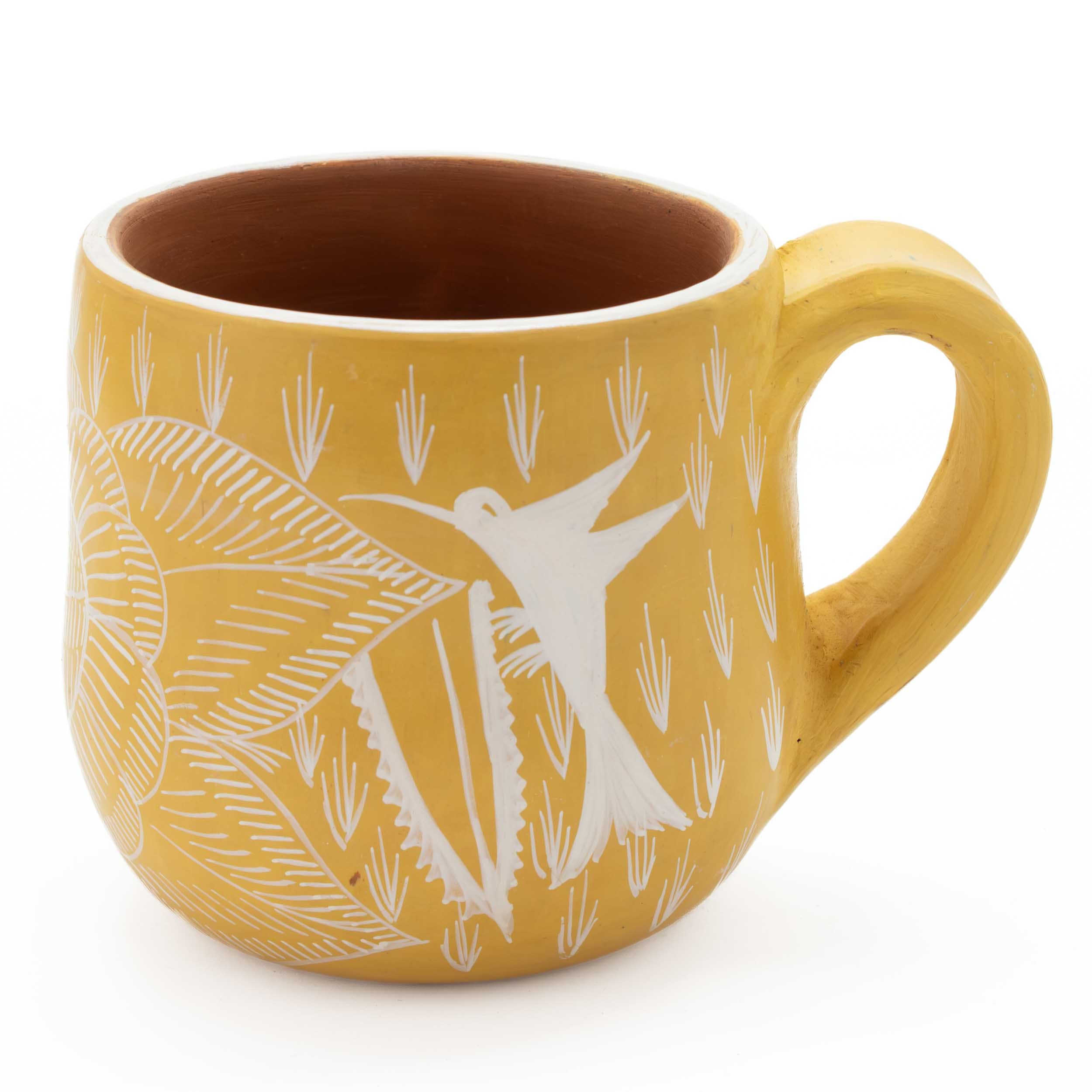 Huancito Hand-Painted Clay Mug