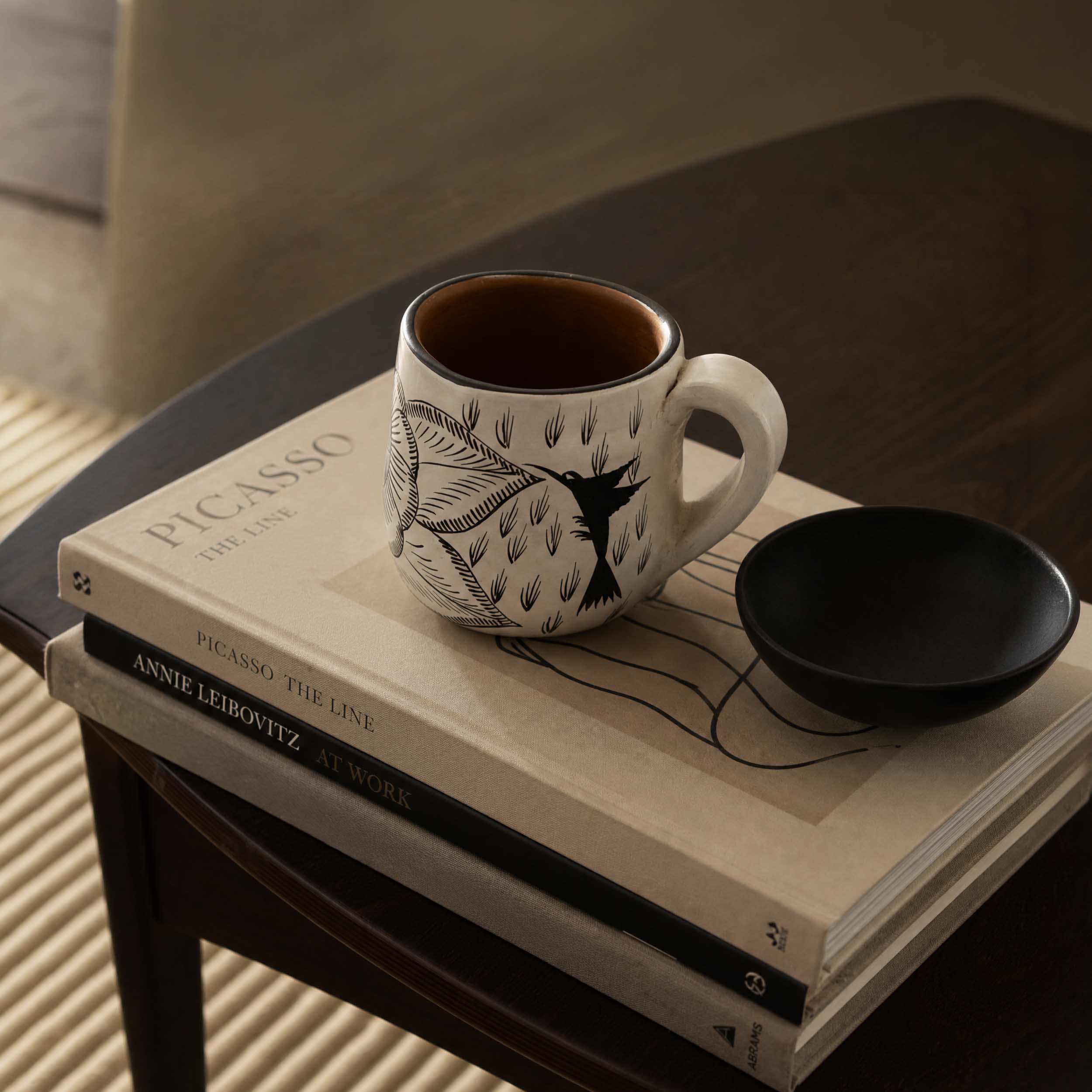 Huancito Hand-Painted Clay Mug
