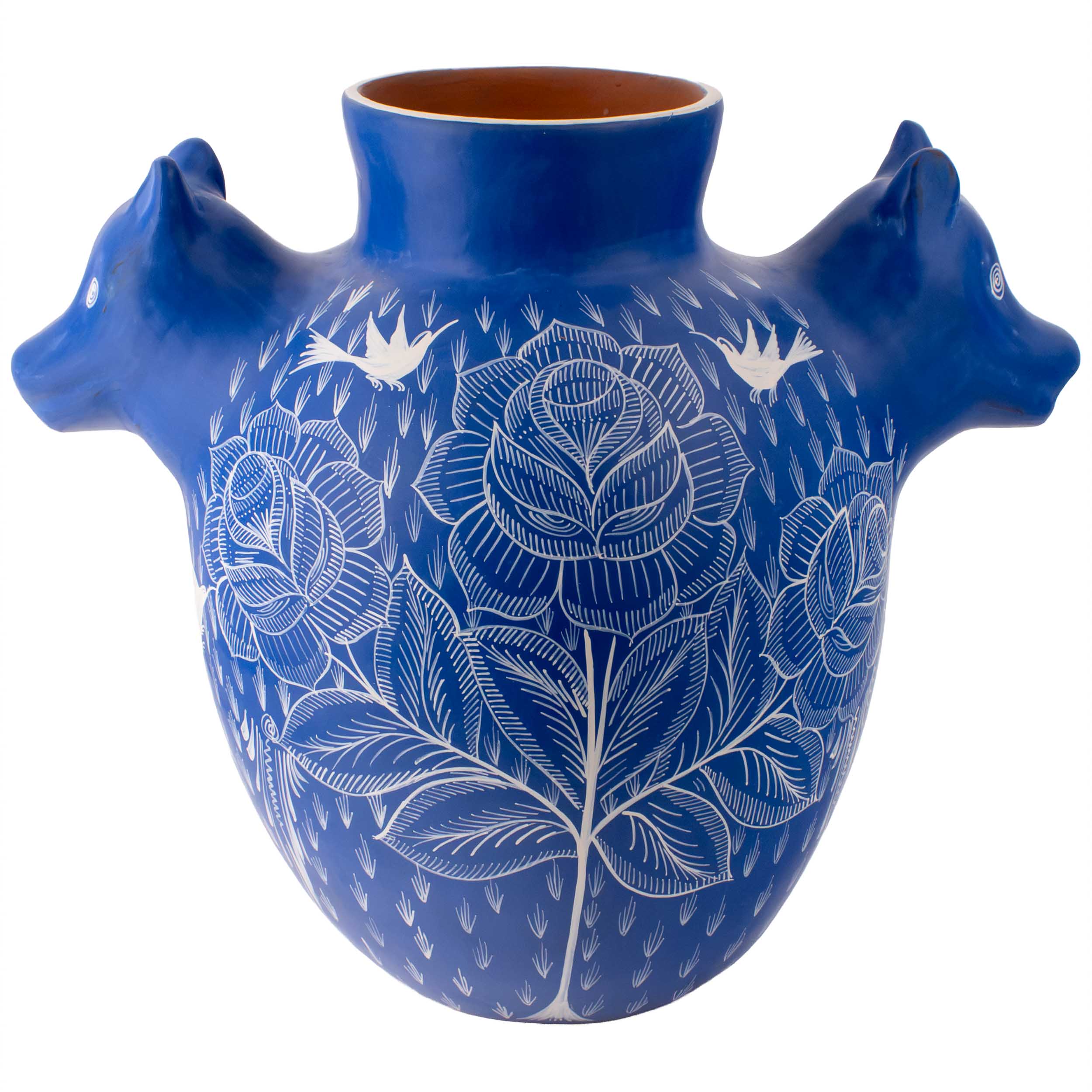 Huancito Large Coyote Vase