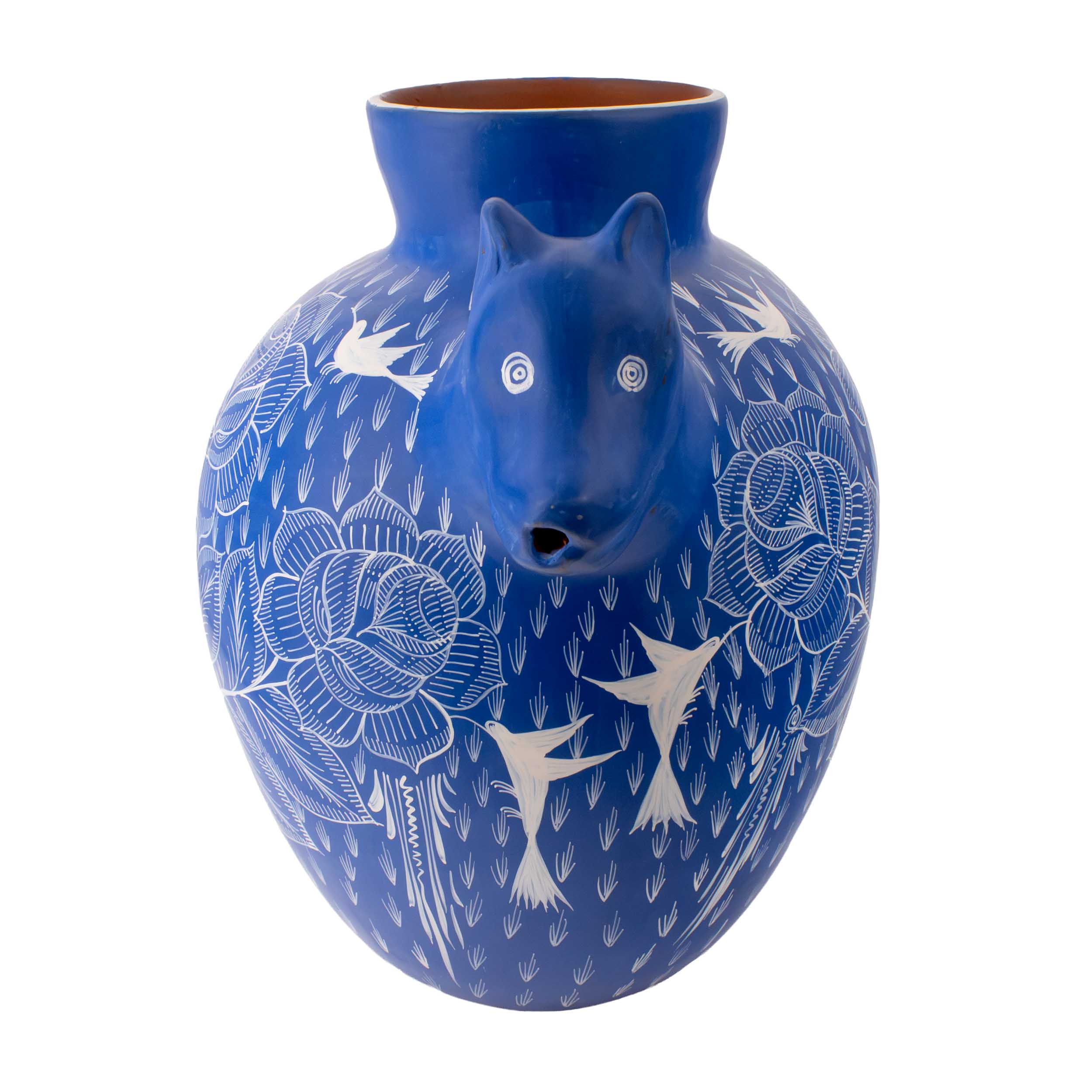 Huancito Large Coyote Vase