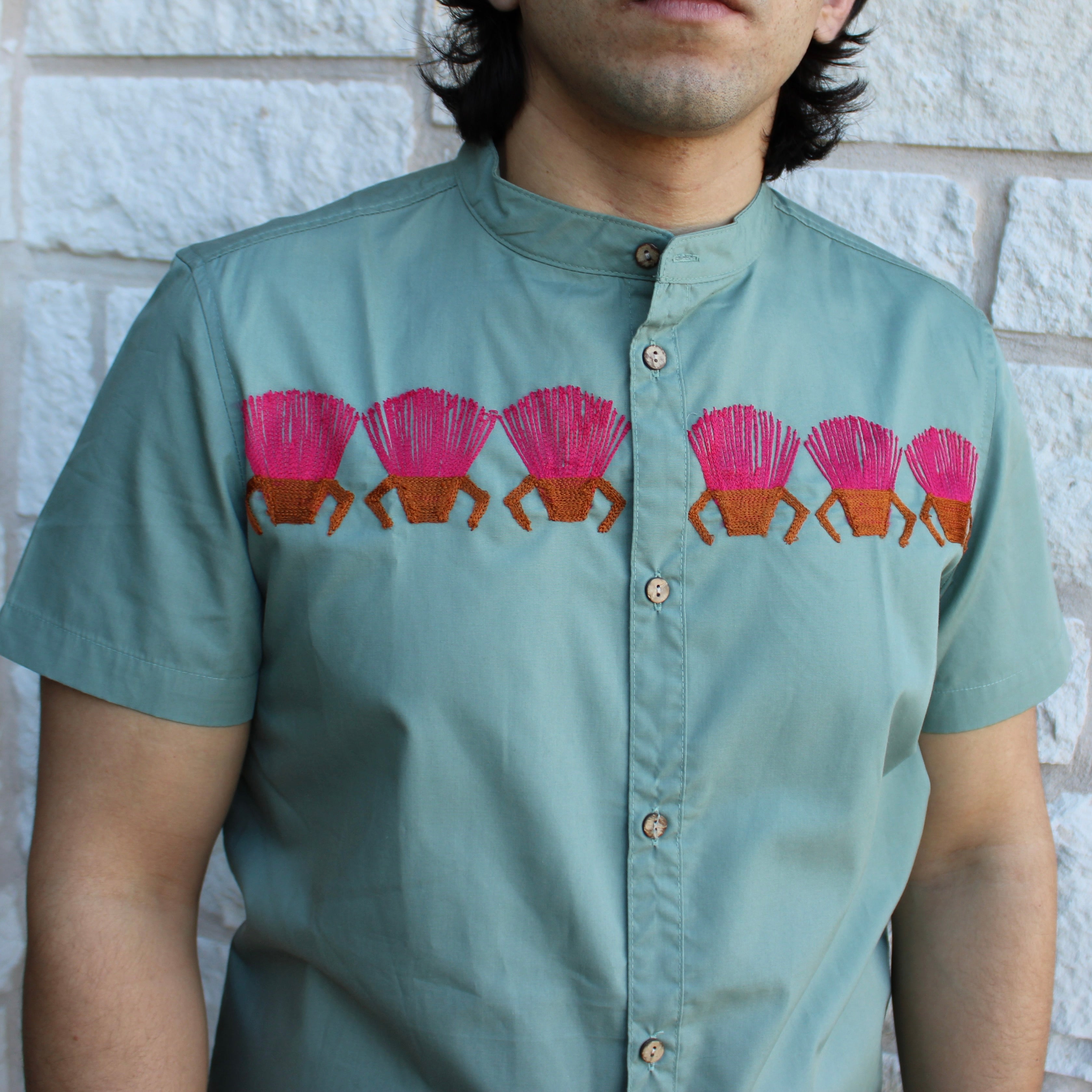 Short Sleeve Cadenilla Button Shirt