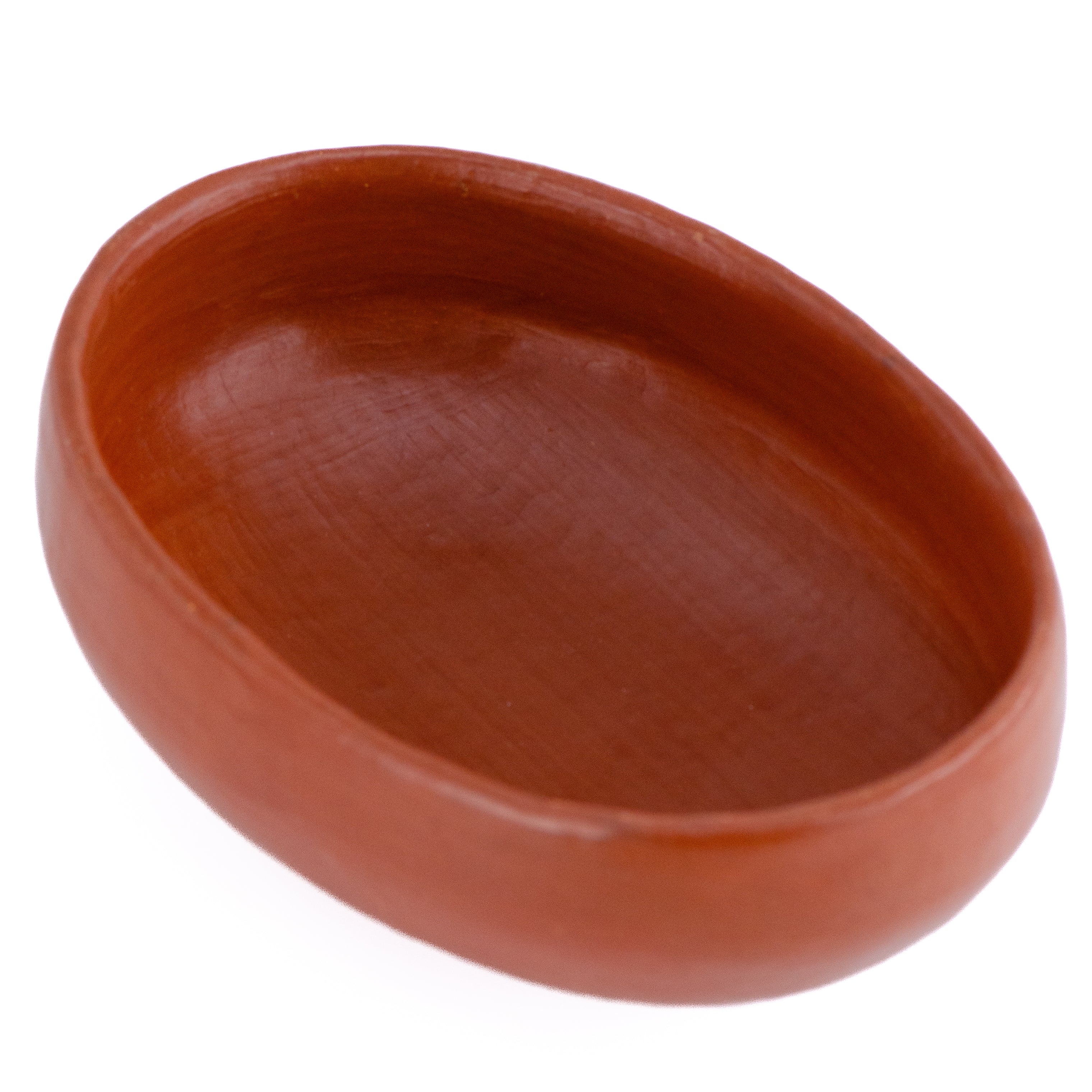 Red Clay Terracotta Small Oval Bowl